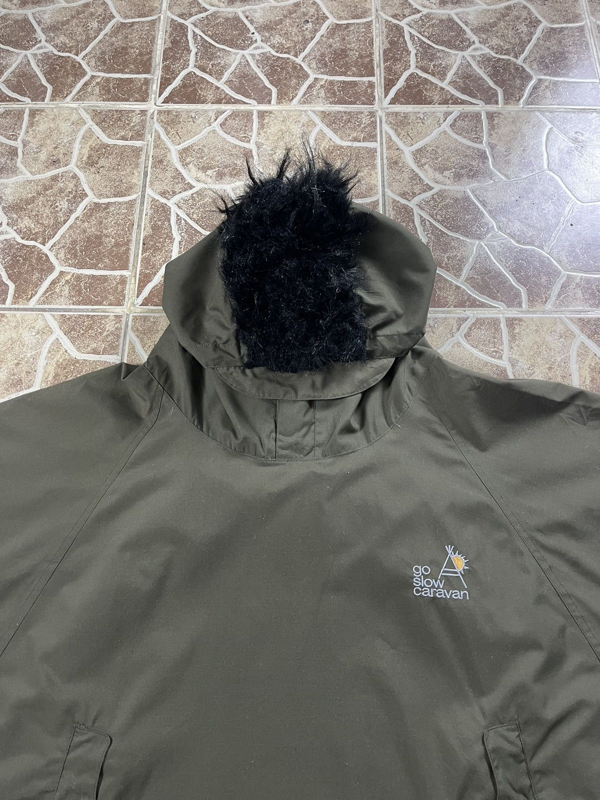 go slow caravan Vintage GO SLOW CARAVAN Mohawk Poncho Kapital Style Jacket Size US L / EU 52-54 / 3 - 9 Thumbnail