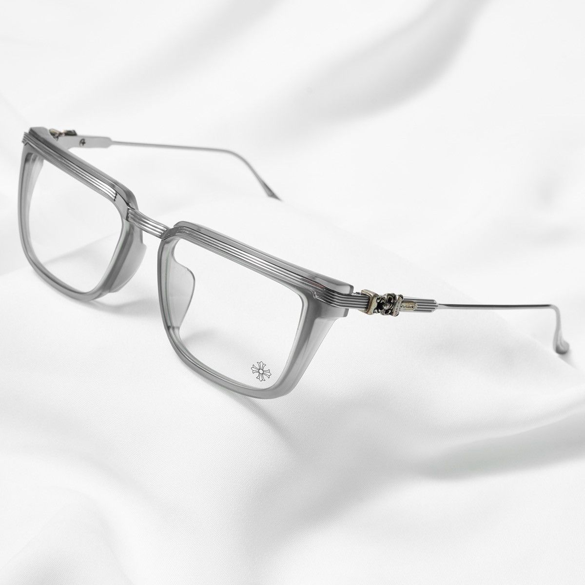 Chrome Hearts CHROME HEARTS TRYDIXAGAIN MATTE GRAY GLASSES Size ONE SIZE - 2 Thumbnail