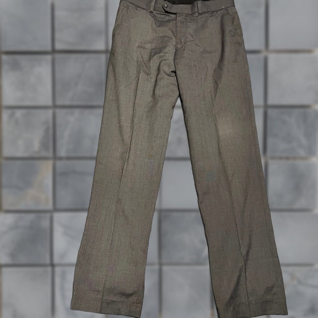 John Varvatos John Varvatos Pants Mens 34 Tricot Dress Slacks Trousers Gray Mens 34 Regular Gray Dress Pants 32 Inseam Size US 34 / EU 50 - 1 Thumbnail