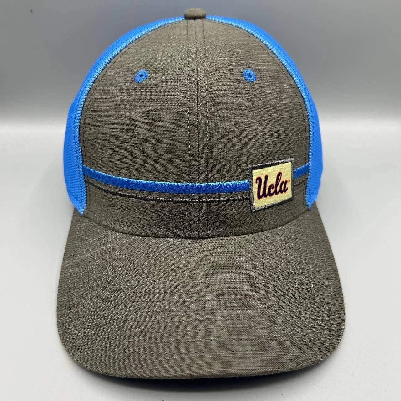 The Game Vintage UCLA Bruins Trucker Hat Men Gray Blue NCAA Snap Back Size ONE SIZE - 1 Thumbnail
