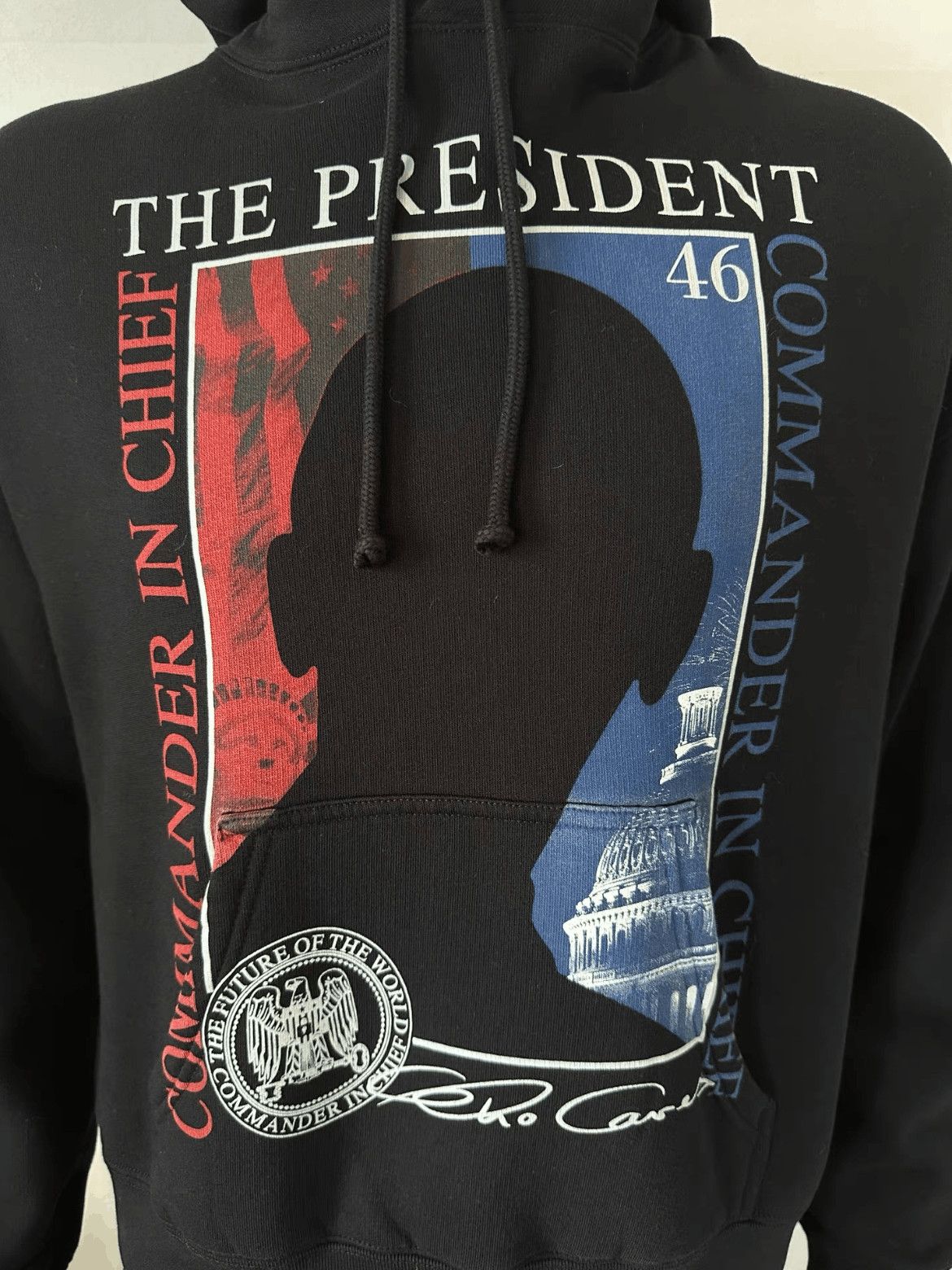 Vetements Vetements Obama Figure Print Hoodie Size US M / EU 48-50 / 2 - 2 Thumbnail