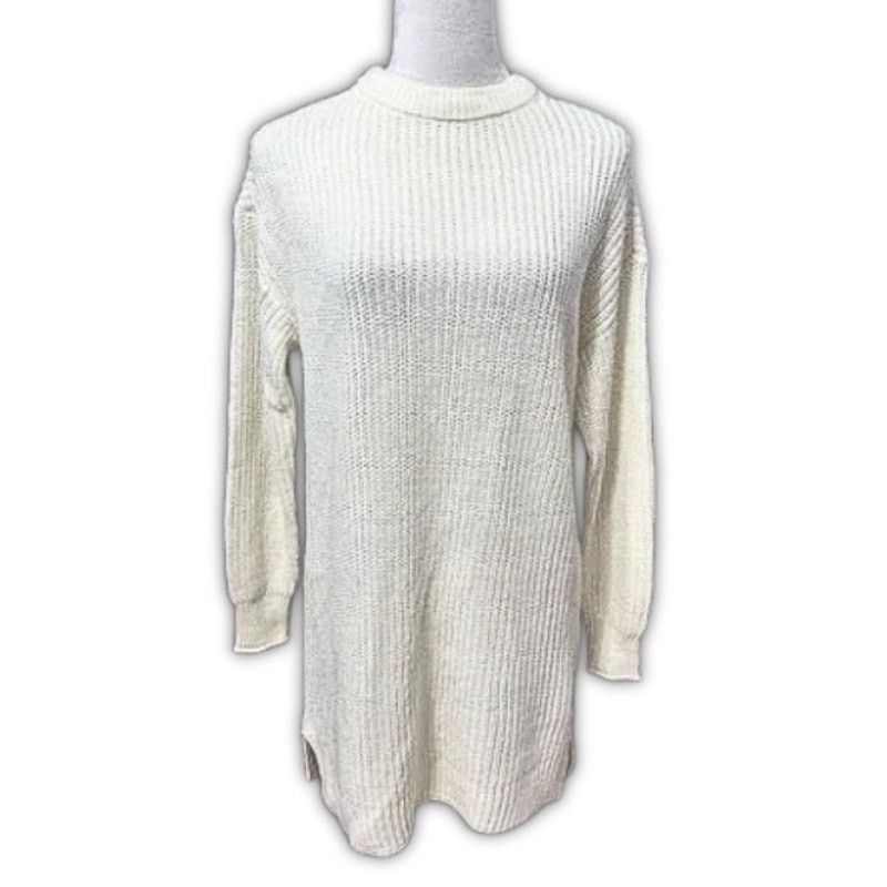 Other Vero Moda Sweater Dress Knit Mini Soft Off-White XS NWOT Size XS / US 0-2 / IT 36-38 - 2 Thumbnail