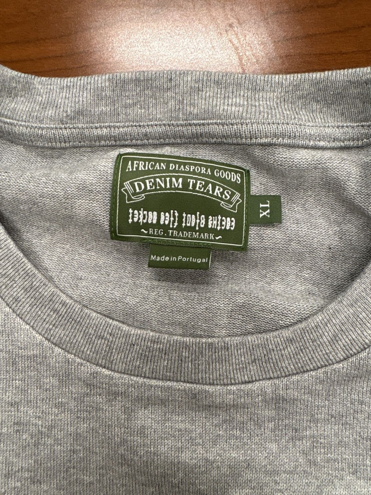 Cactus Plant Flea Market × DENIM TEARS Denim Tears x CPFM Cactus Tears Tee Grey Size US XL / EU 56 / 4 - 9 Thumbnail