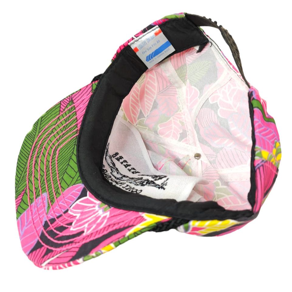 Pinko **Vintage Western States Contracting 80s Floral Pink Snapback Hat Mens One Size** User: Vintage 80s Floral Pink Snapback Hat Mens One Size Size ONE SIZE - 6 Thumbnail