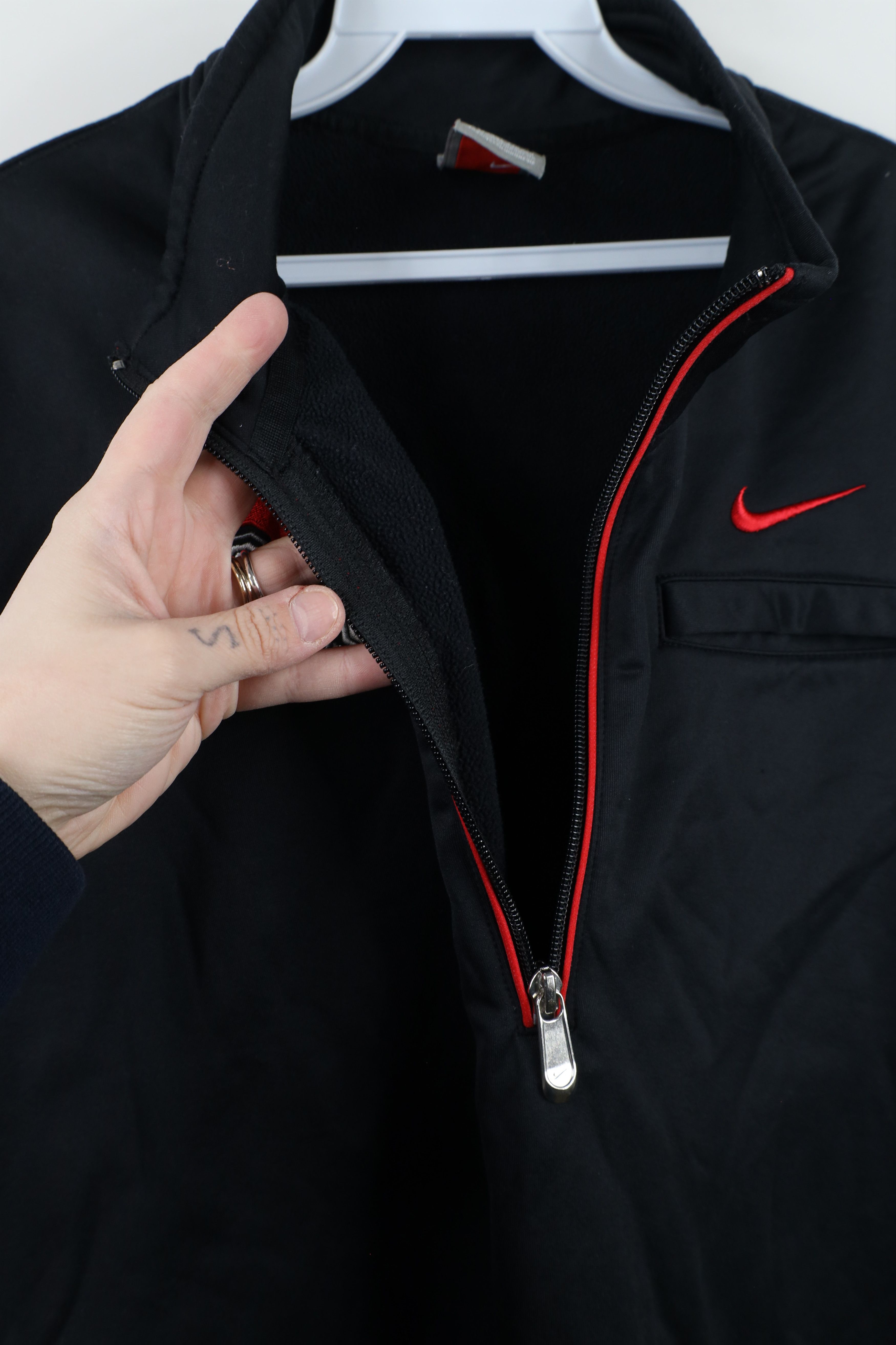 Nike × Vintage Vintage Nike Mini Swoosh Ohio State University Sweatshirt Size US XXL / EU 58 / 5 - 8 Thumbnail