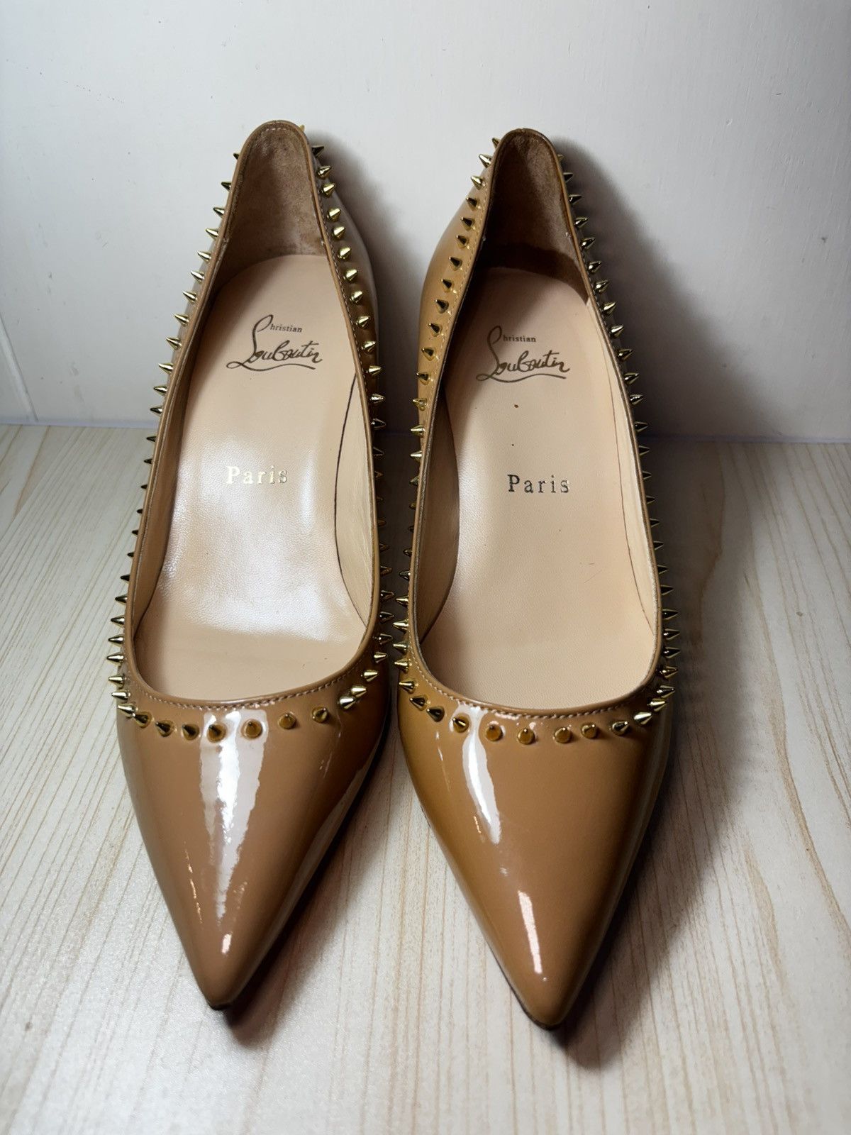 Christian Louboutin Christian Louboutin Anjalina Spike Size US 7 / IT 37 - 1 Thumbnail