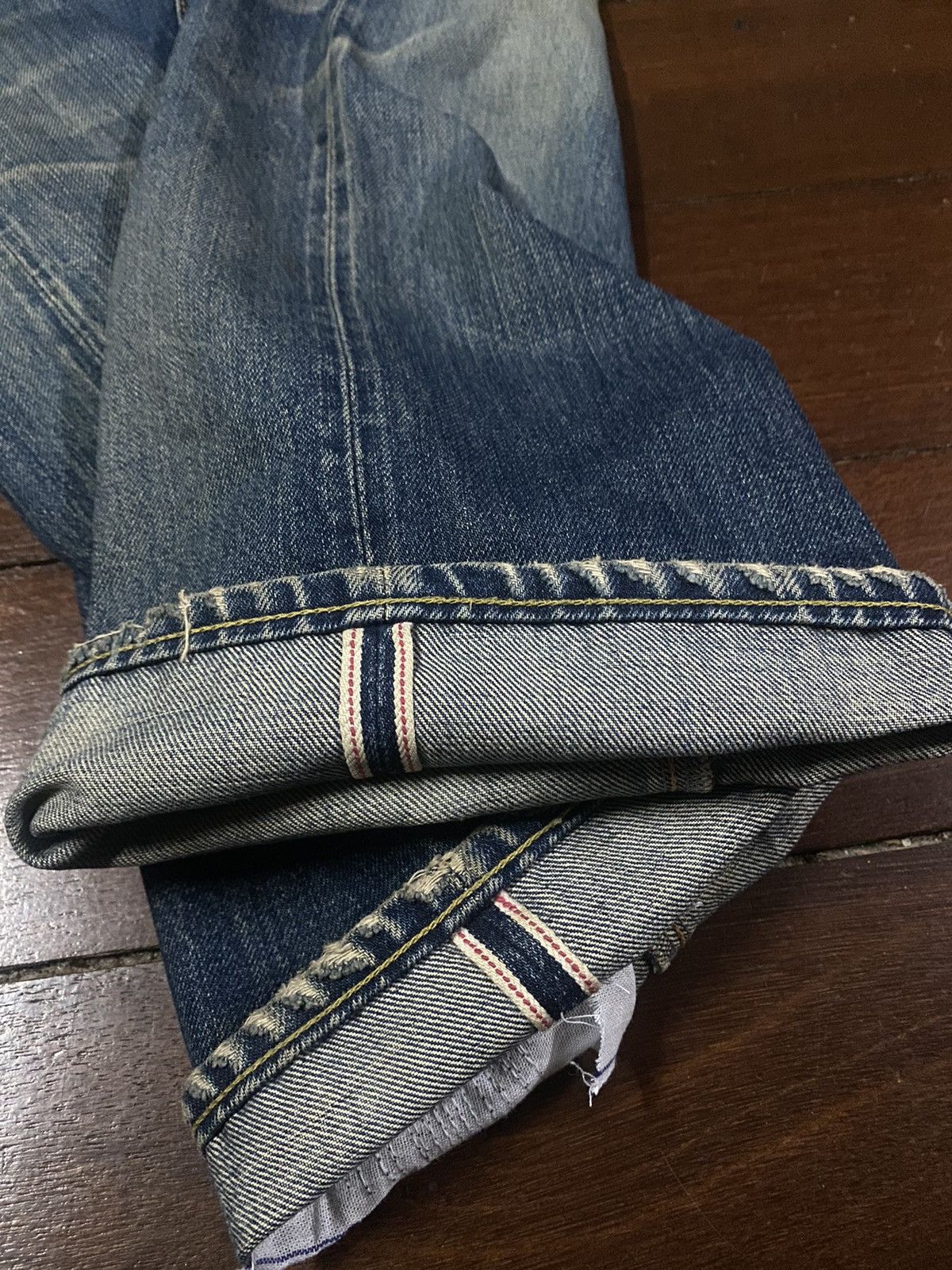 Japanese Brand VINTAGE Reworked Sewing Chop Overalls Selvedge rusty denim Size US 34 / EU 50 - 15 Thumbnail