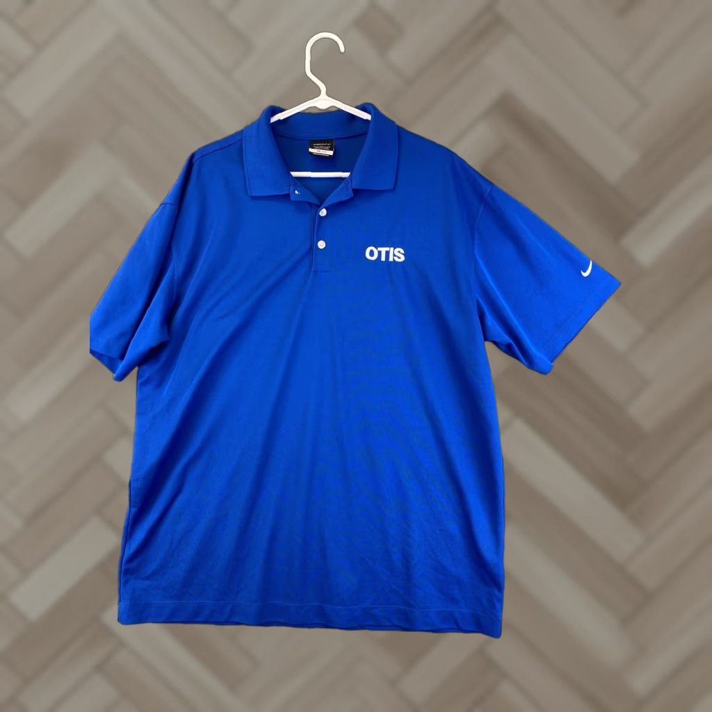 Nike Nike Dri-FIT Golf Polo Shirt Men XL Blue Nike Performance Dri-FIT Size US XL / EU 56 / 4 - 1 Thumbnail