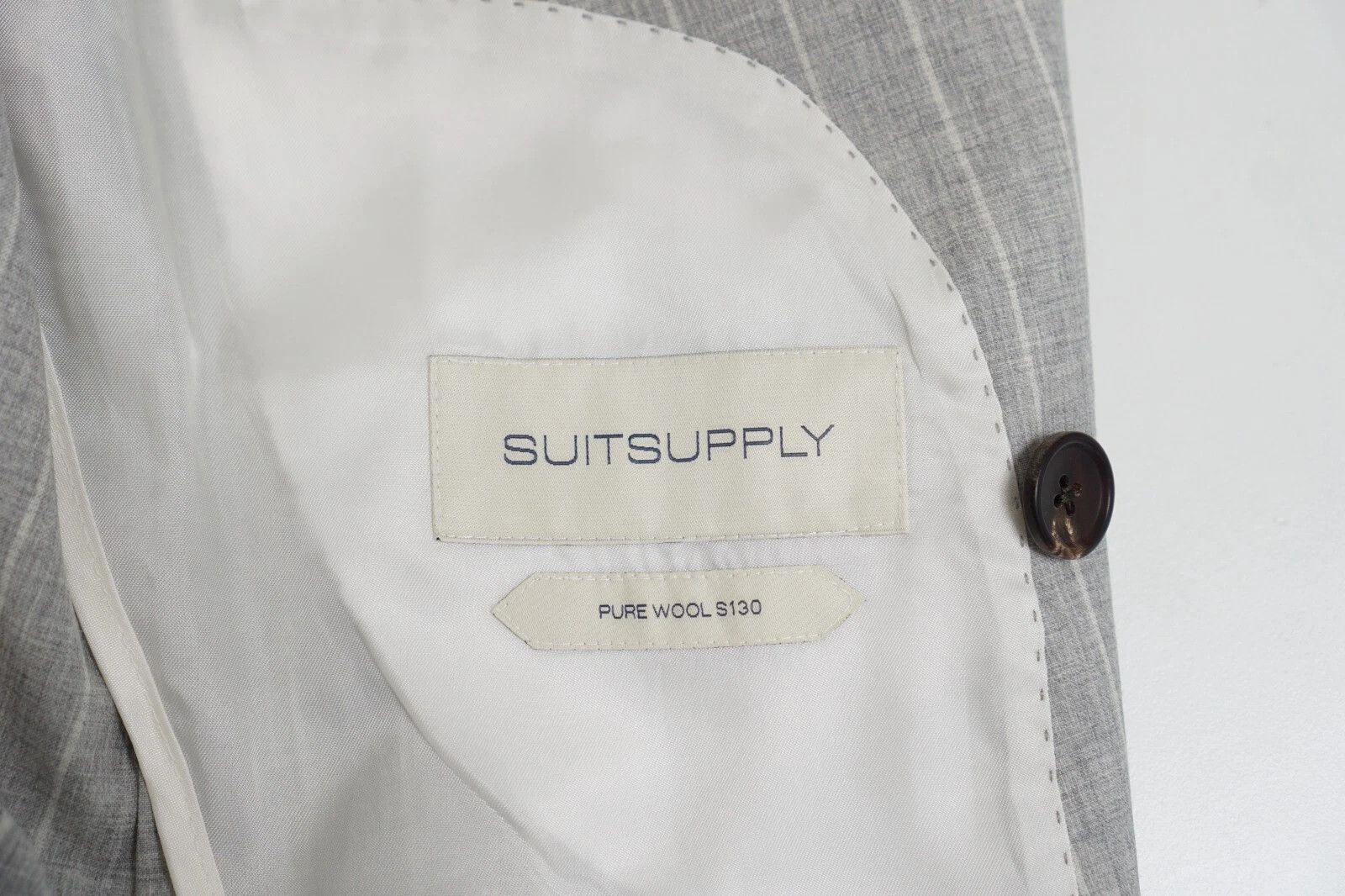 Suitsupply Men Suitsupply Blazer Havana Double Breasted Pleated US36 Size 36R - 5 Thumbnail