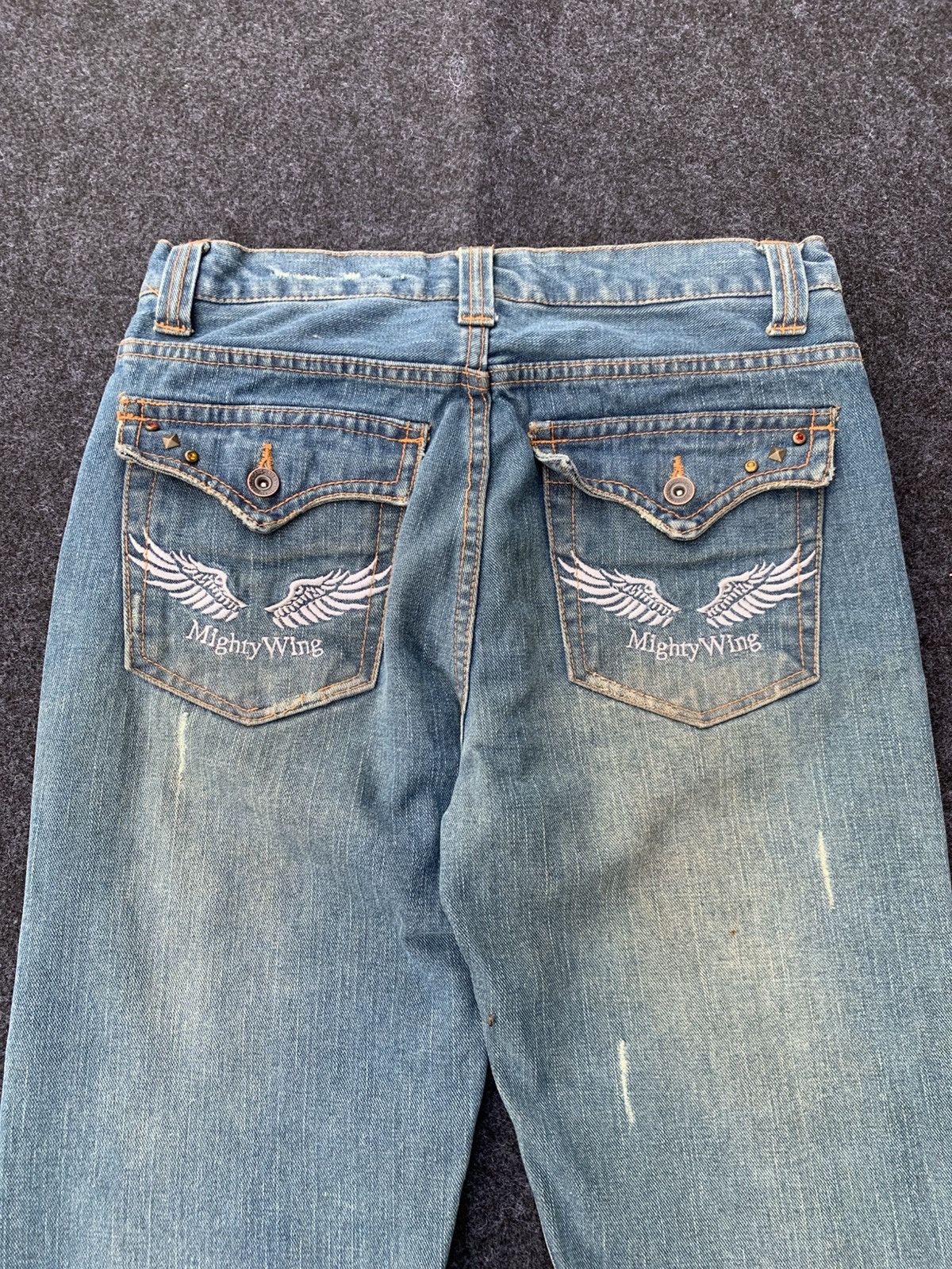 Japanese Brand Nylaus Flare Cut Denim – Rare Japan Brand 30x32 Size US 30 / EU 46 - 12 Thumbnail