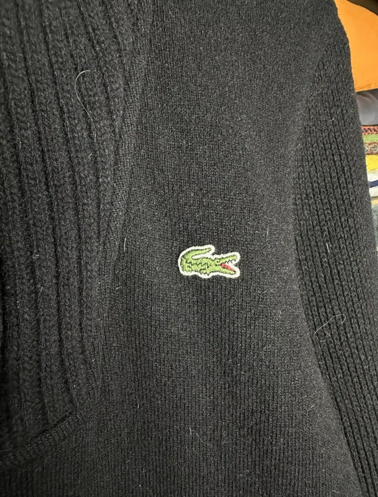 Lacoste Lacoste Half Zip Knit Sweater Wool Logo Jumper Size 3 (S) Size US S / EU 44-46 / 1 - 4 Thumbnail