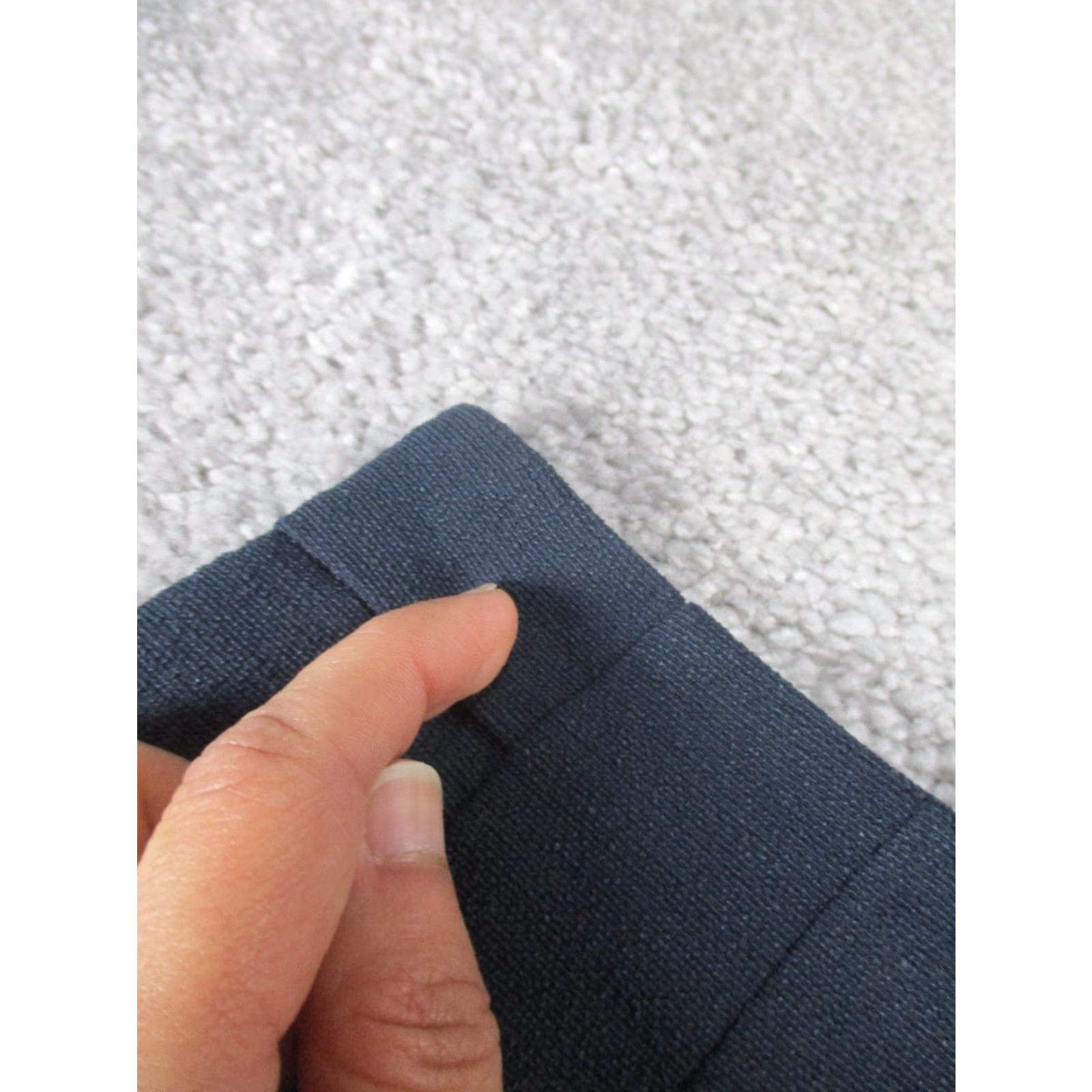 M.M.LaFleur MM.LaFleur Skirt Womens 10 Navy Blue Textured Pencil Midi Size 32" / US 10 / IT 46 - 3 Thumbnail