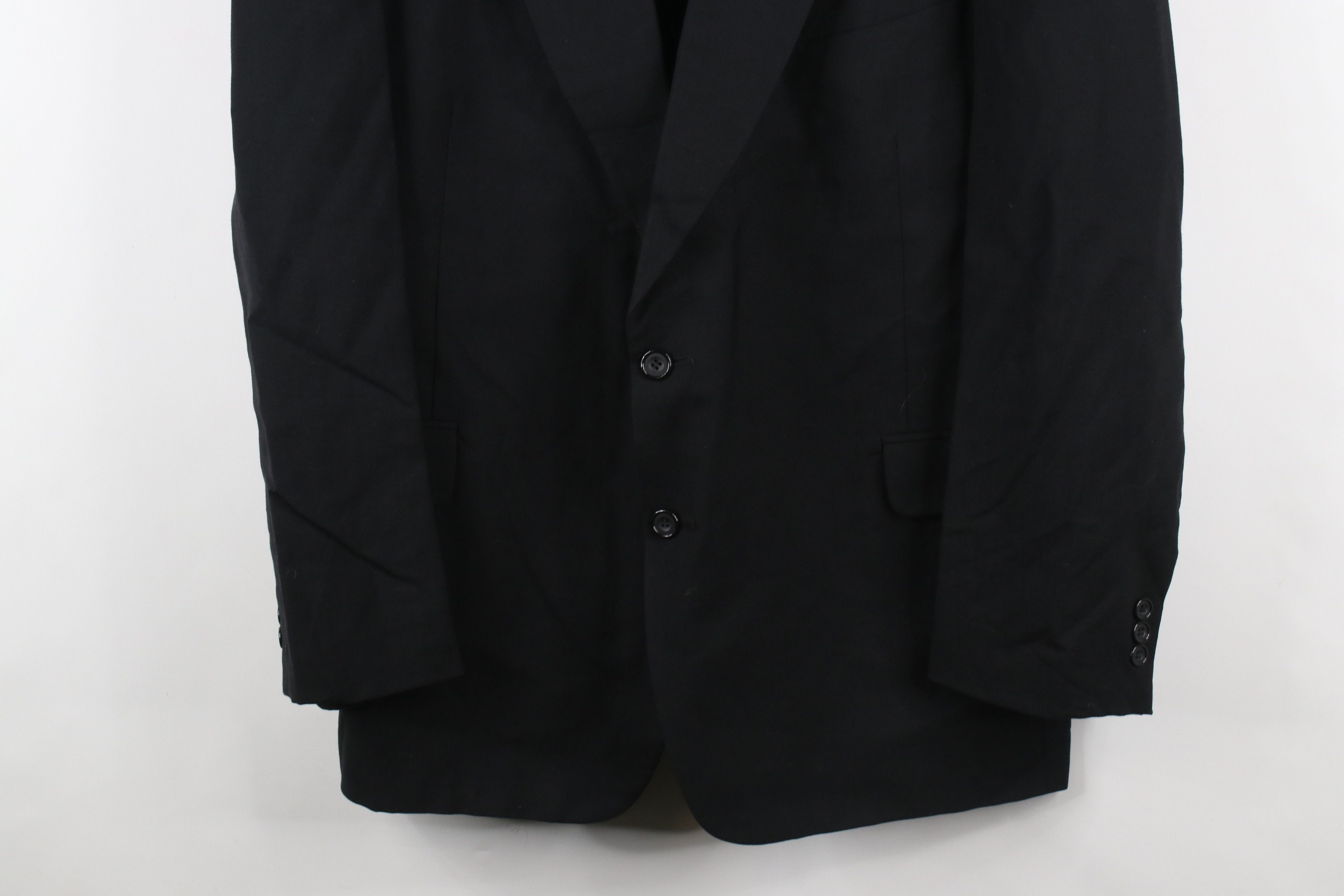 Vintage Vintage 90s Streetwear Suit Coat Blazer Jacket Black USA Size US XXL / EU 58 / 5 - 3 Thumbnail