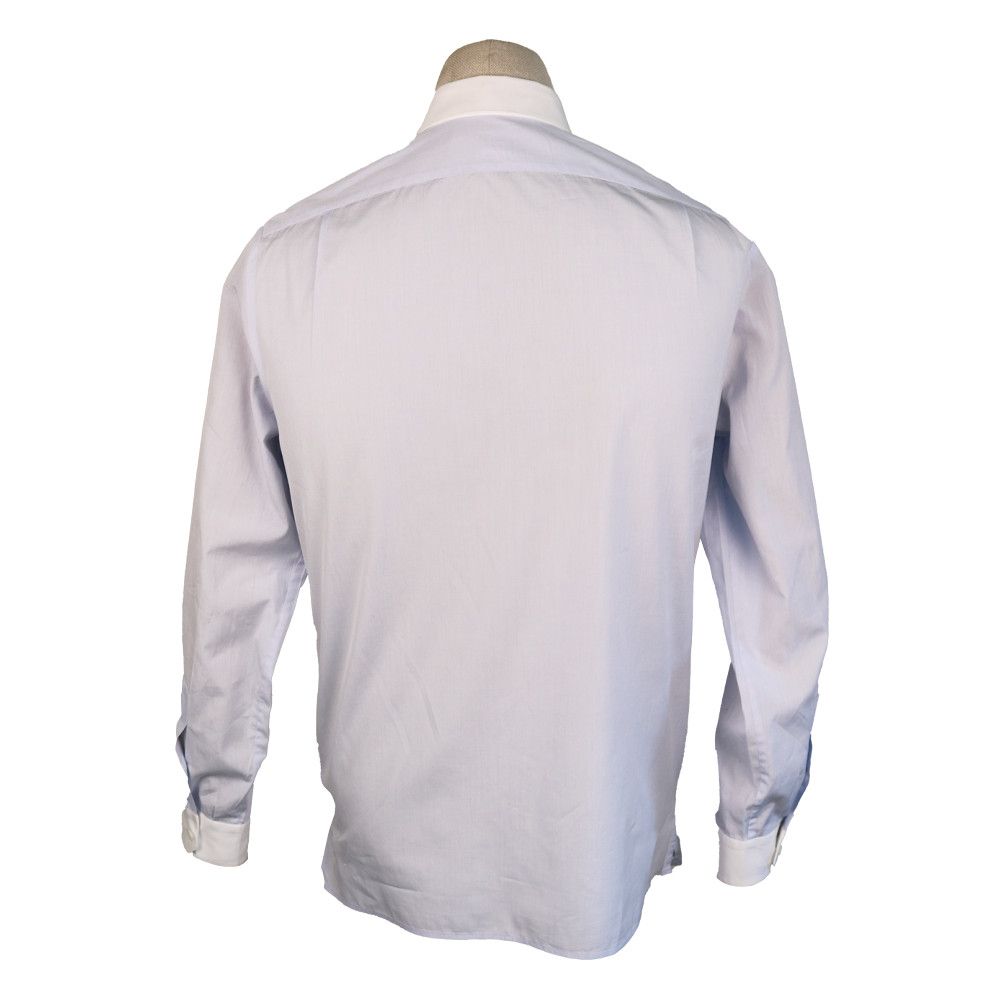 Gucci Gucci White Contrast Collar Shirt with Red Snake Embroidery Size US M / EU 48-50 / 2 - 3 Thumbnail