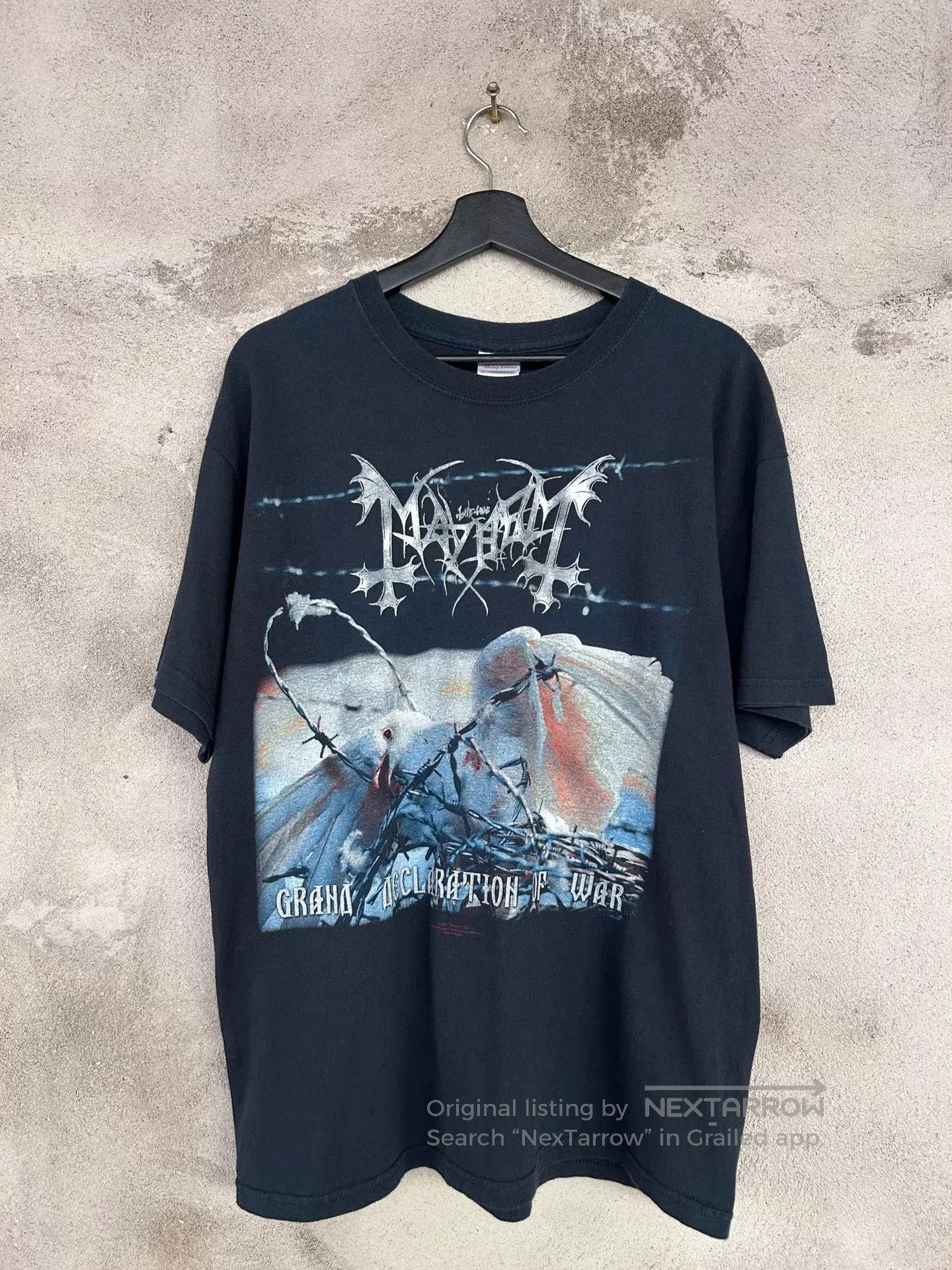 Vintage Vintage Mayhem Black Metal Band Tee. Size US M / EU 48-50 / 2 - 1 Thumbnail