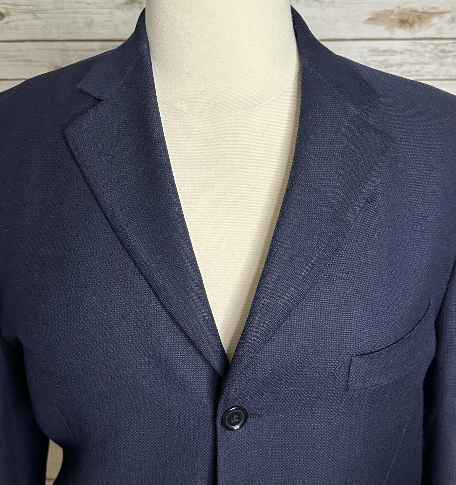 Other Classic navy Italian wool single-breasted blazer/sportscoat Size 52R - 11 Thumbnail