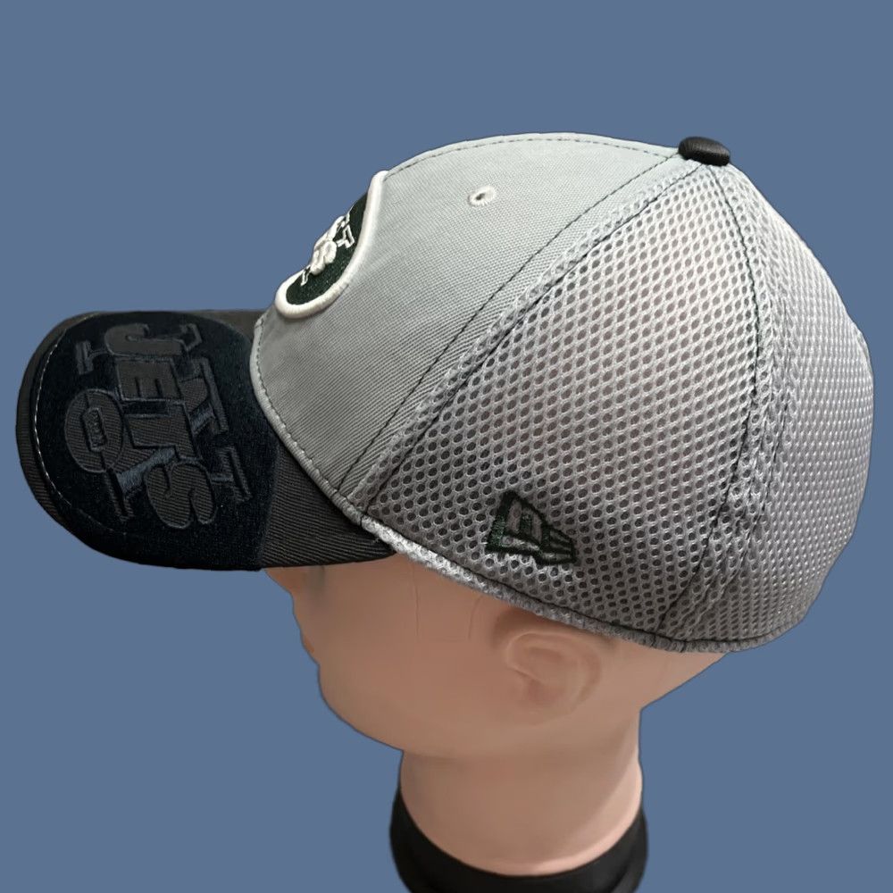 New Era New Era 3930 New York Jets Cap Hat Small/Medium Gray Men Cap Greens? Size ONE SIZE - 1 Thumbnail