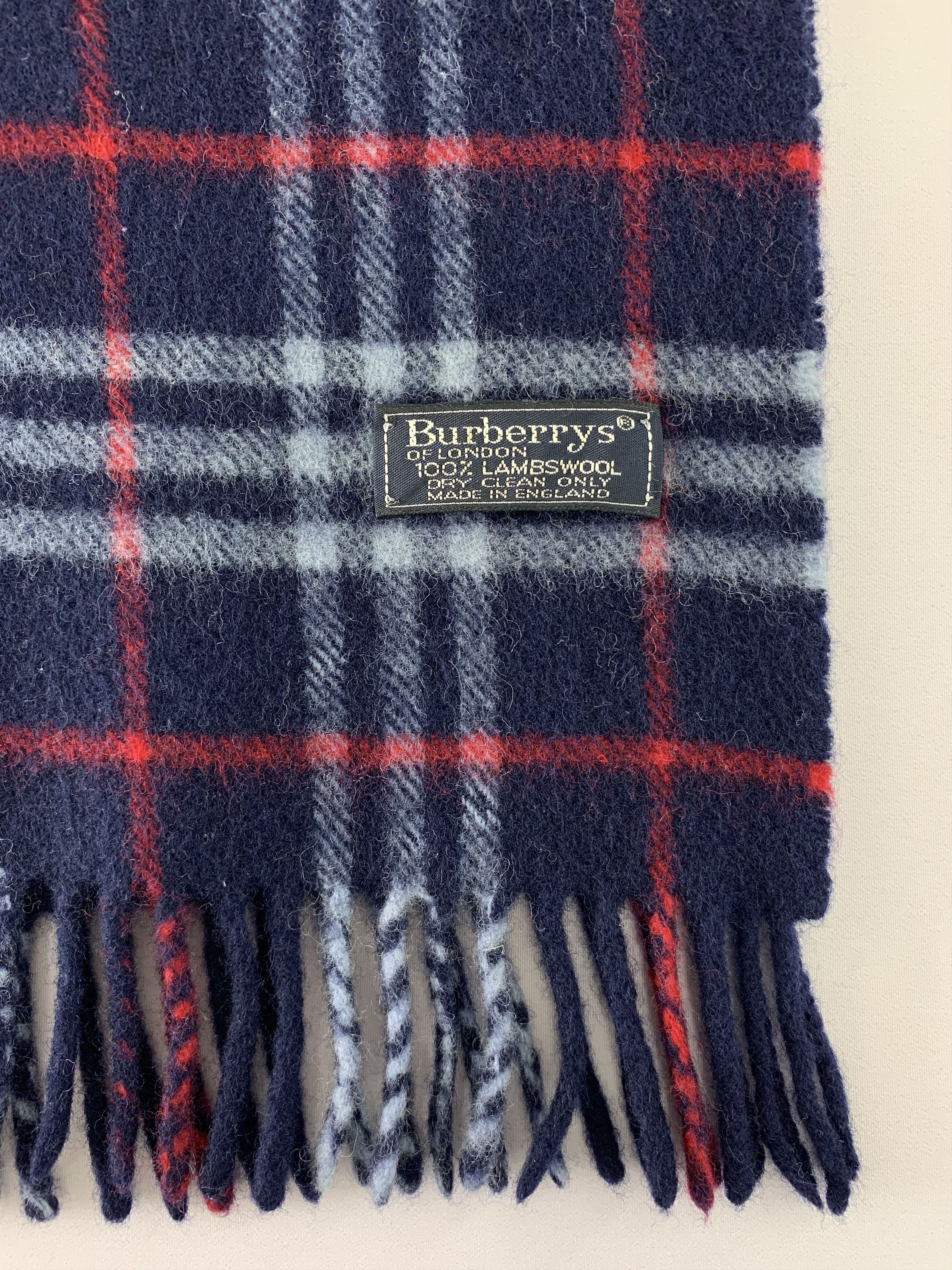 Burberry Burberry Scarf Wool Muffler Neck Wrap BL4313 Size ONE SIZE - 4 Thumbnail