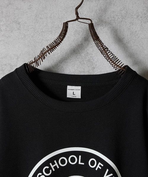 Number (N)ine NUMBER (N)INE SCHOOL OF VISUAL COMEDY PRINT SWEATSHIRT L Size US L / EU 52-54 / 3 - 11 Thumbnail