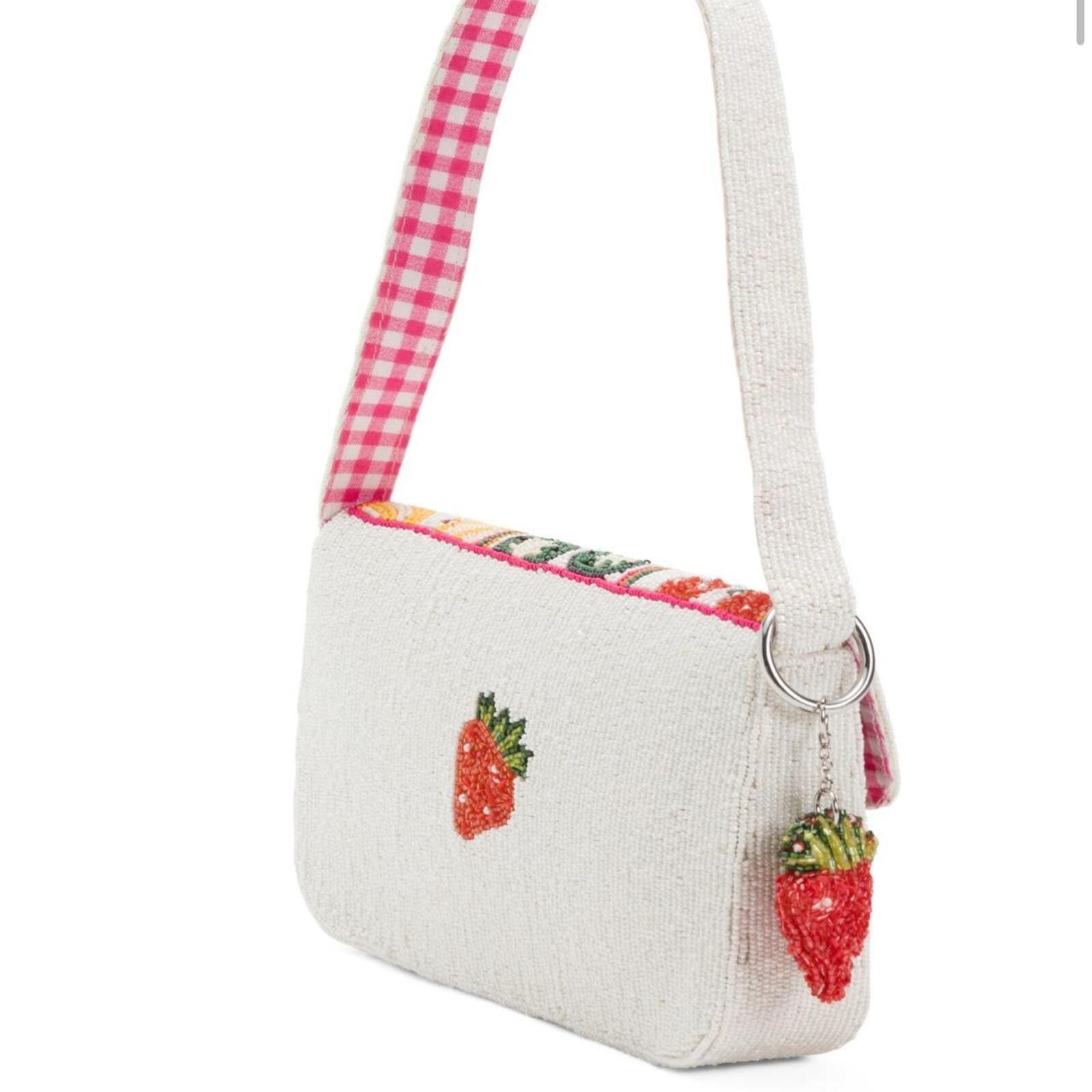 Marsell TikTok Viral Strawberry Banana Kiwi Beaded Bag Size ONE SIZE - 5 Thumbnail