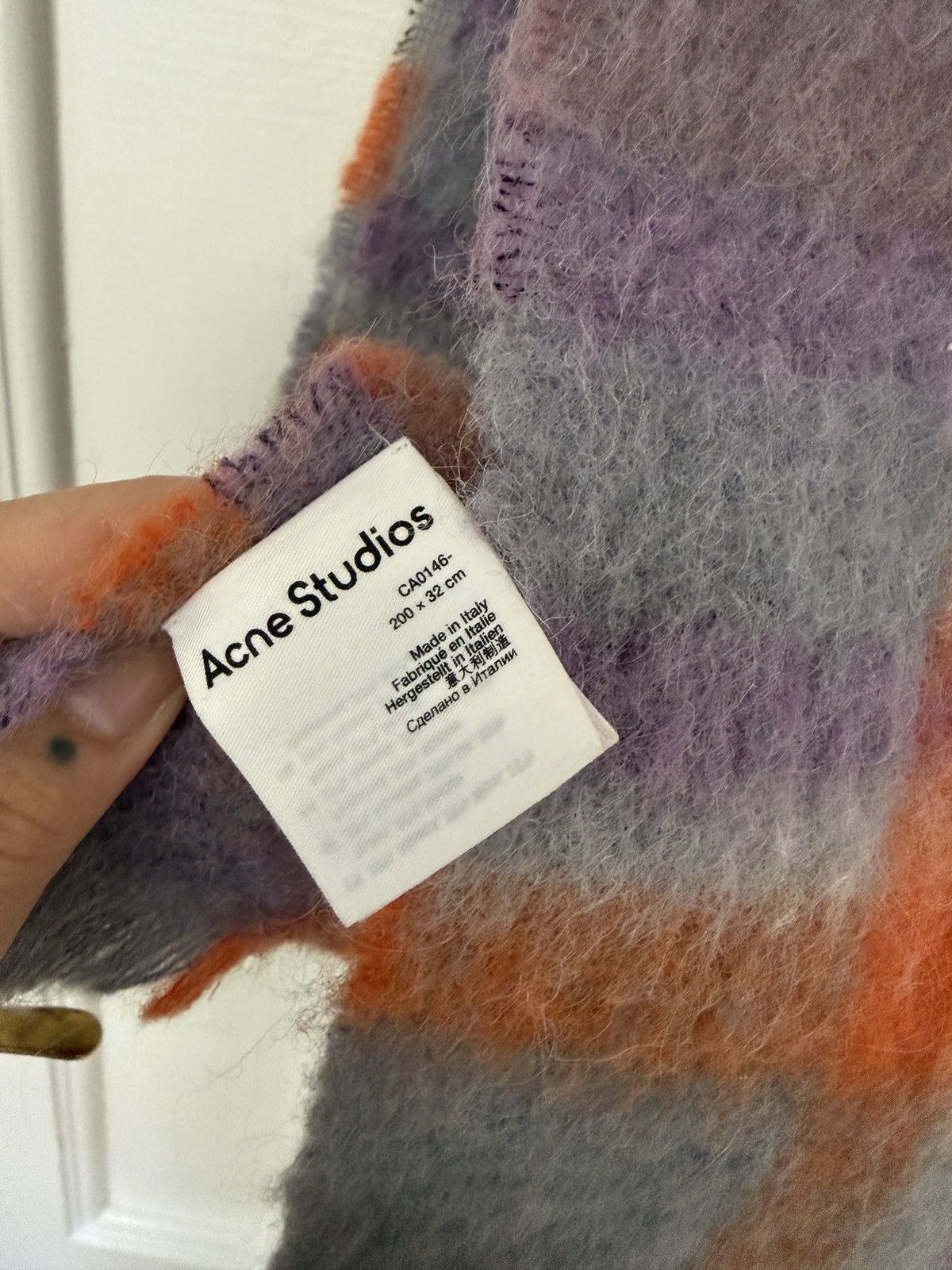 Acne Studios Acne Studios Mohair scarf Size ONE SIZE - 7 Thumbnail