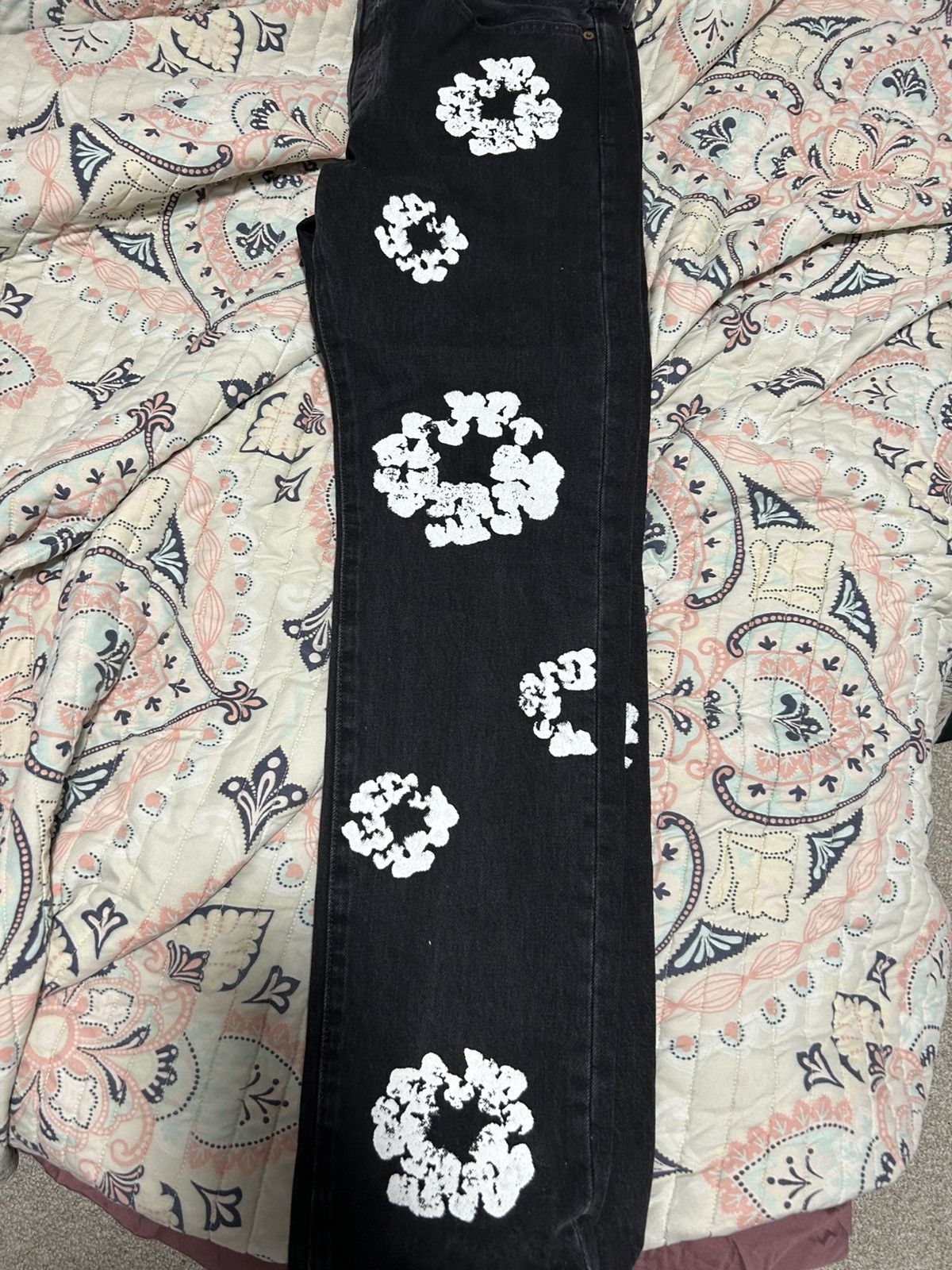 DENIM TEARS Black denim tear jeans Size US 32 / EU 48 - 4 Thumbnail