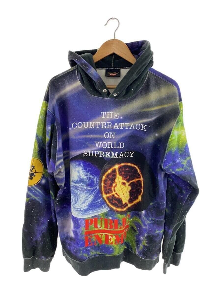 image of Supreme x Undercover Ss18 Public Enemy Hoodie in Black, Men's (Size XL)