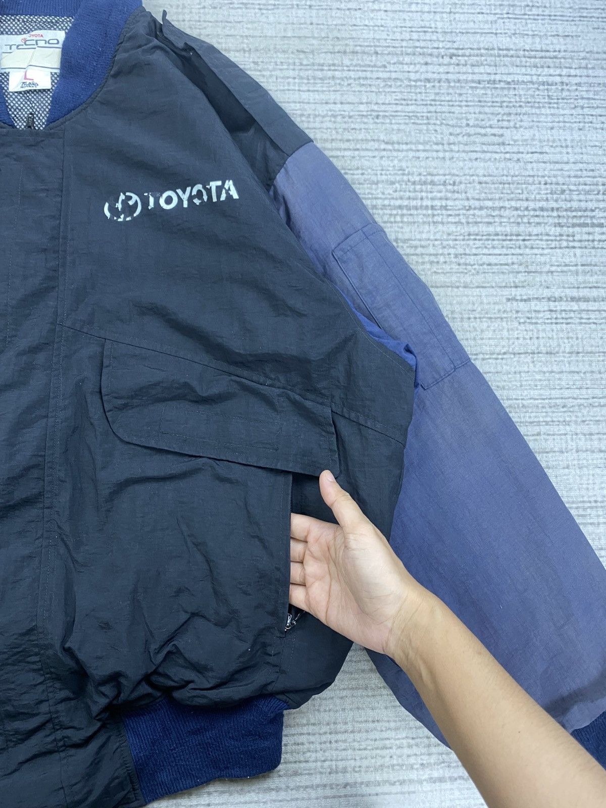 Japanese Brand Vintage Toyota Techno Fullzip Jacket Size US XL / EU 56 / 4 - 7 Thumbnail