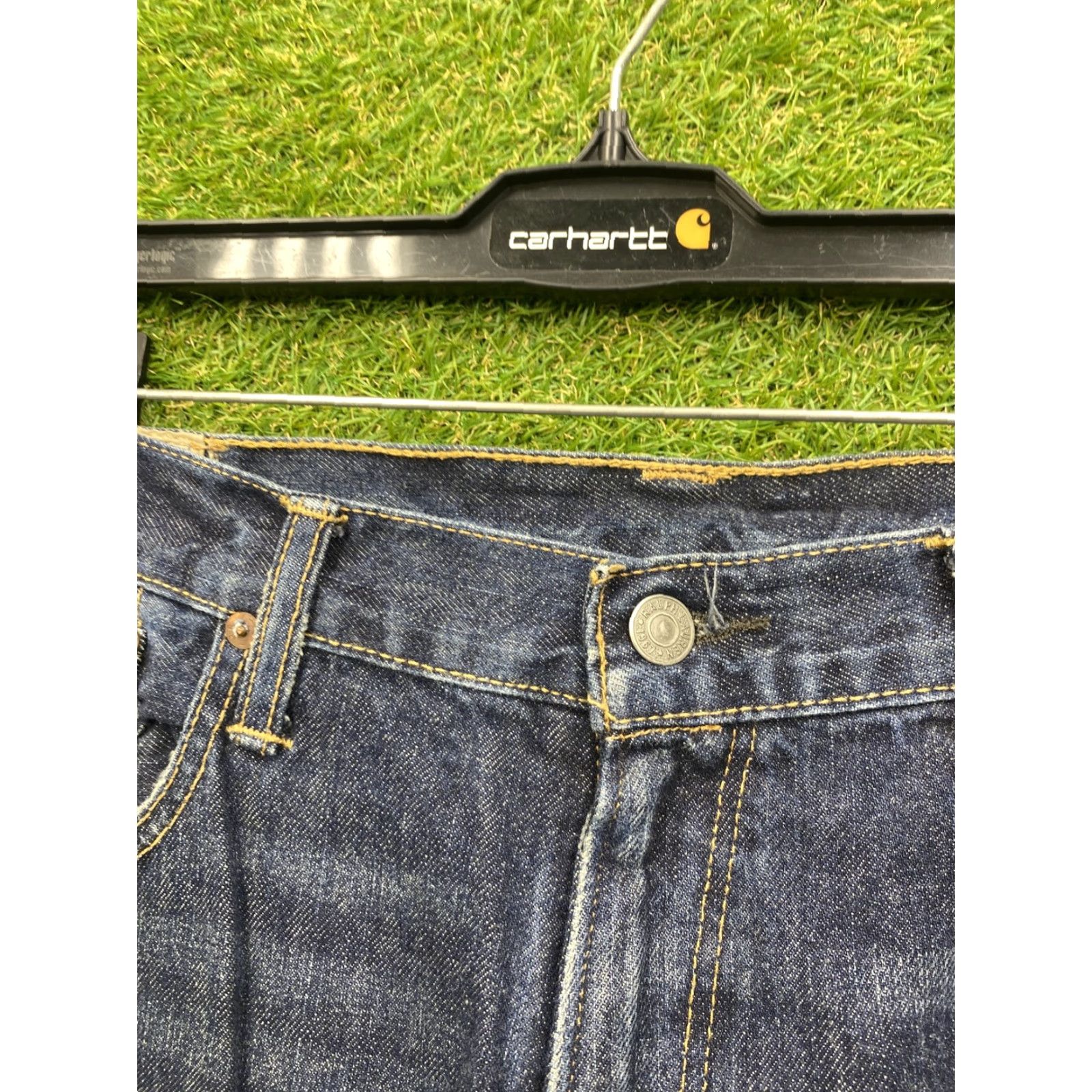 Polo Ralph Lauren Polo Ralph Lauren Jeans Mens 36x34 Blue Denim Straight Leg RL Embroidered Logo Size US M / EU 48-50 / 2 - 3 Thumbnail