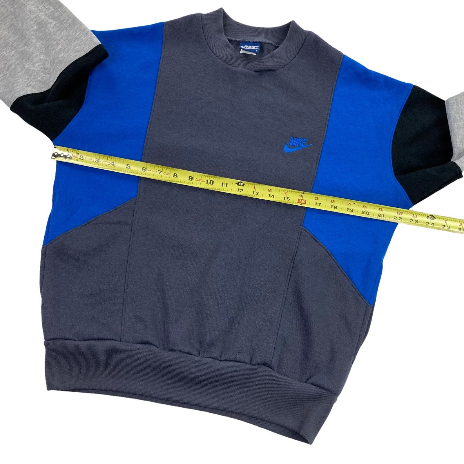 Nike VTG 80's Nike Blue Tag Men's Sweatshirt Blue/Gray • Medium Size US M / EU 48-50 / 2 - 10 Thumbnail