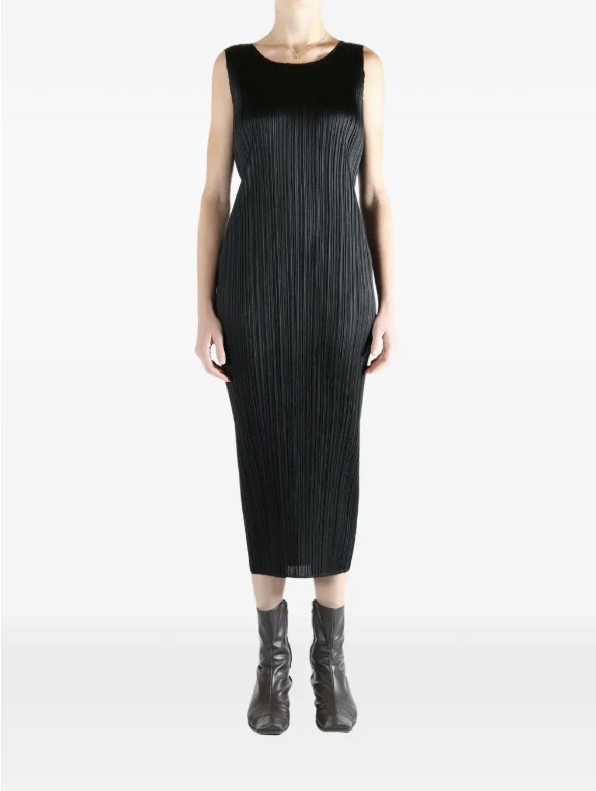 Pleats Please Issey Miyake Pleats Please Issey Miyake Signature Midi Dress Size M / US 6-8 / IT 42-44 - 18 Thumbnail
