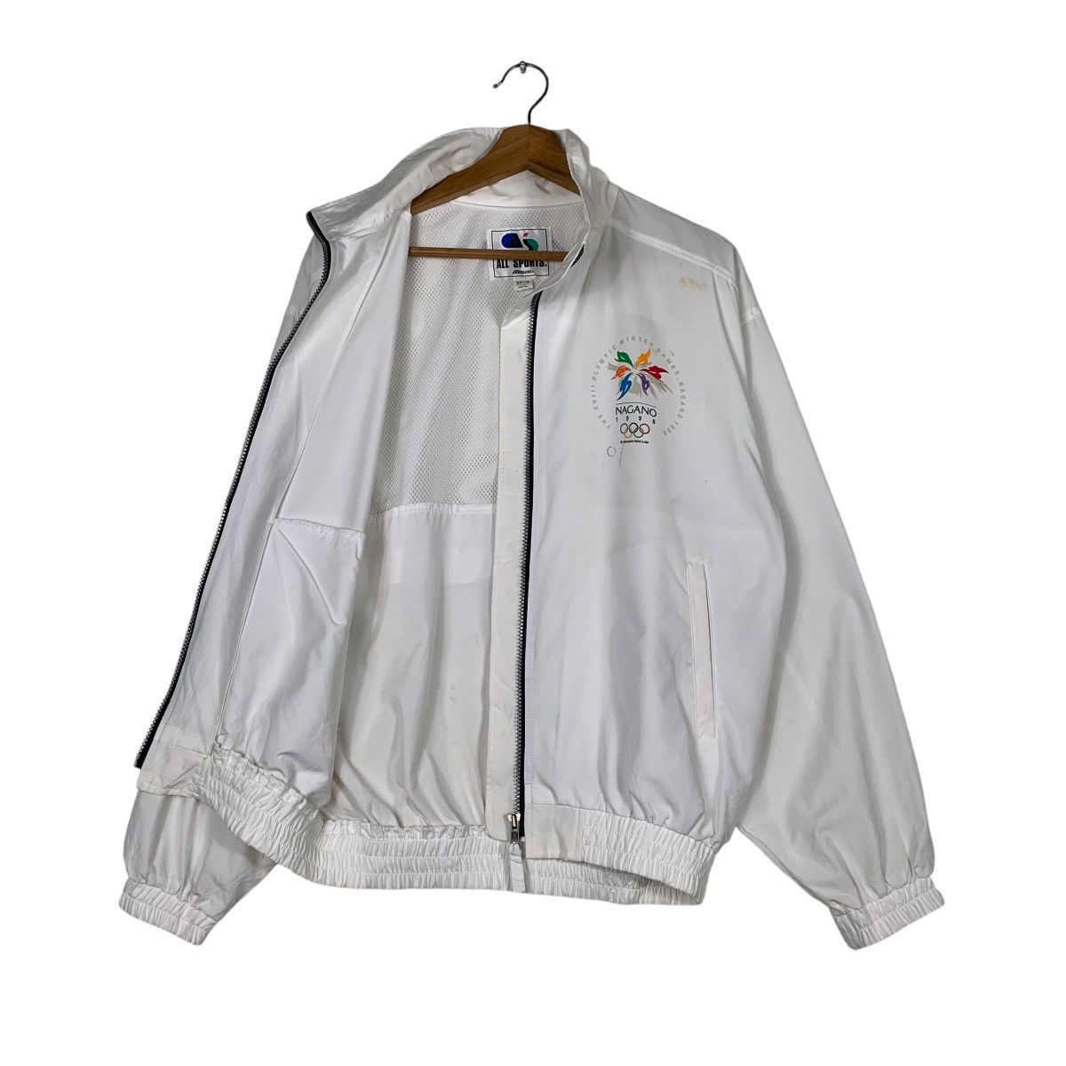 Mizuno Vintage Mizuno Winter Olympic Nagano 1998 Light Jacket Size US L / EU 52-54 / 3 - 9 Thumbnail