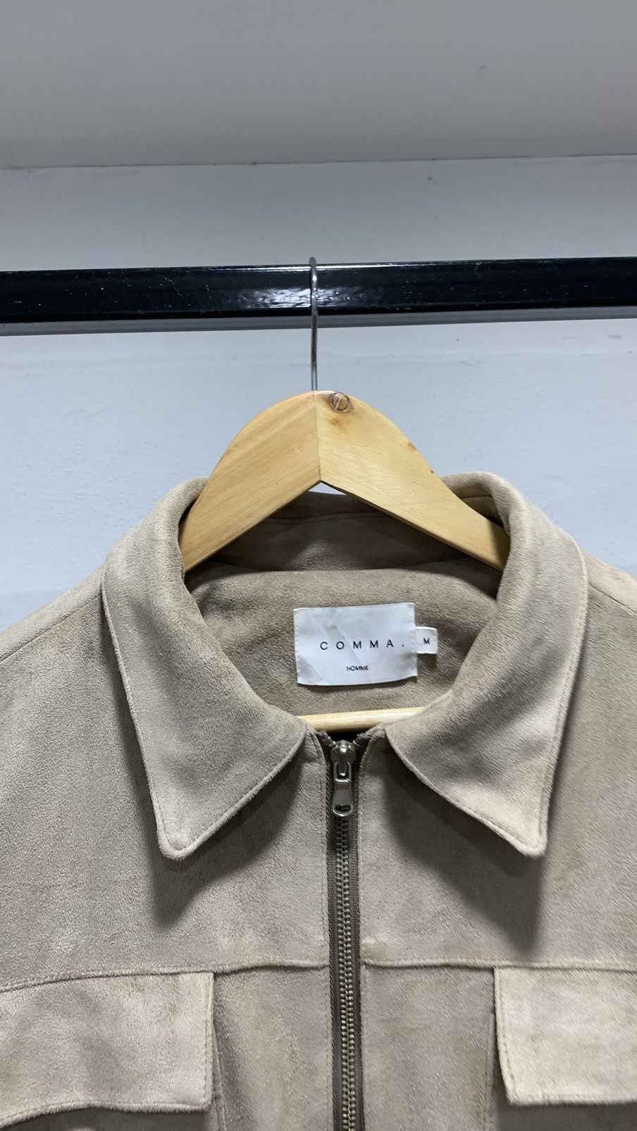 Japanese Brand 🚨FINAL DROP🚨 Comma Homme Suede Casual Crop Jacket Size US M / EU 48-50 / 2 - 4 Thumbnail