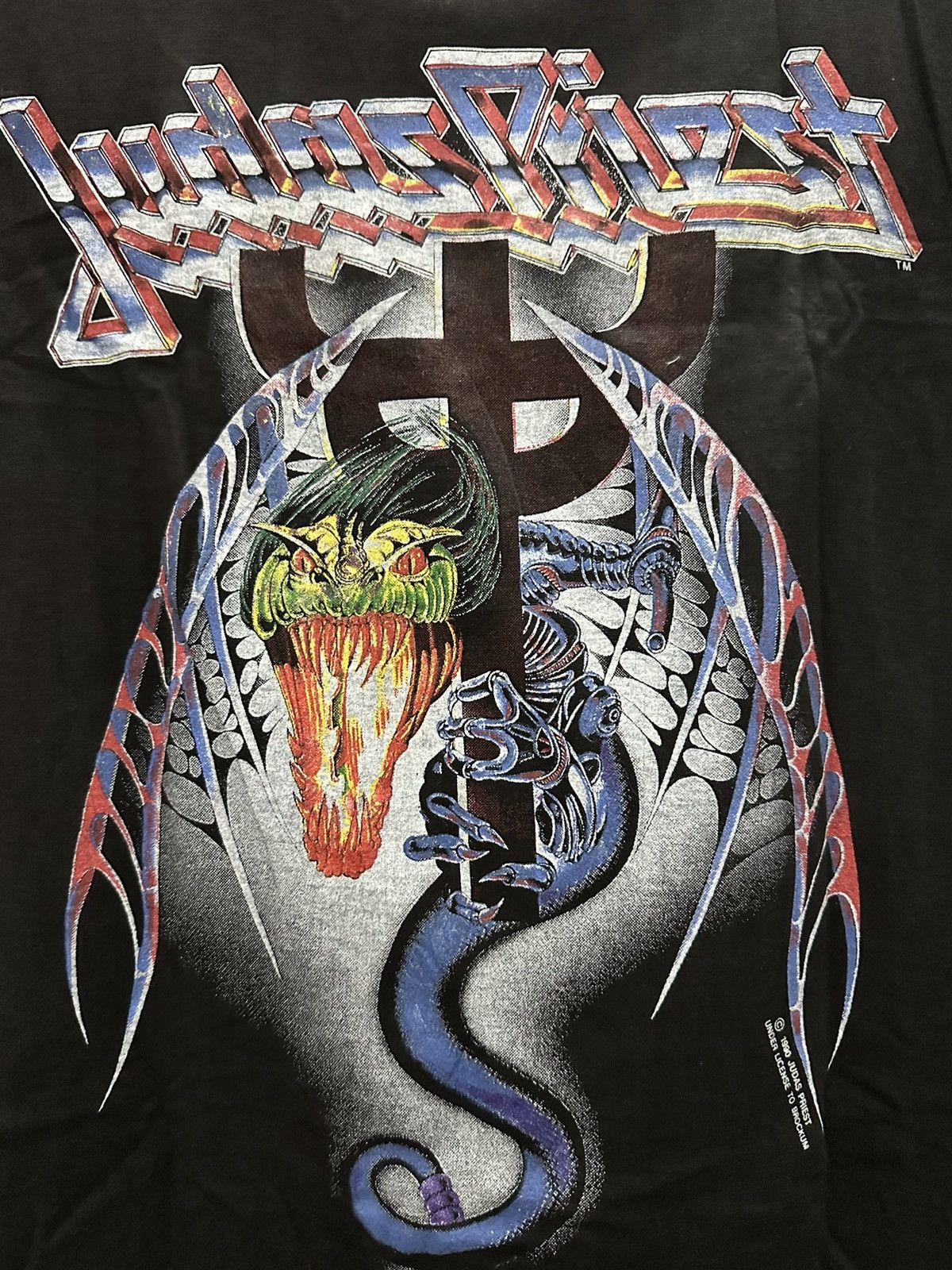 Band Tees Vintage 90’s Judas Priest Painkiller World Tour 91 T-shirt Size US M / EU 48-50 / 2 - 3 Thumbnail