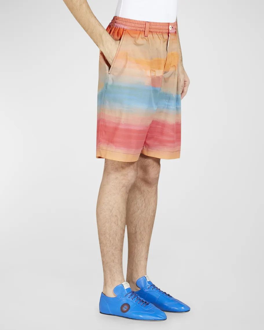 Marni o1srvl11e0724 Cotton Shorts in Multicolor Size US 36 / EU 52 - 5 Thumbnail