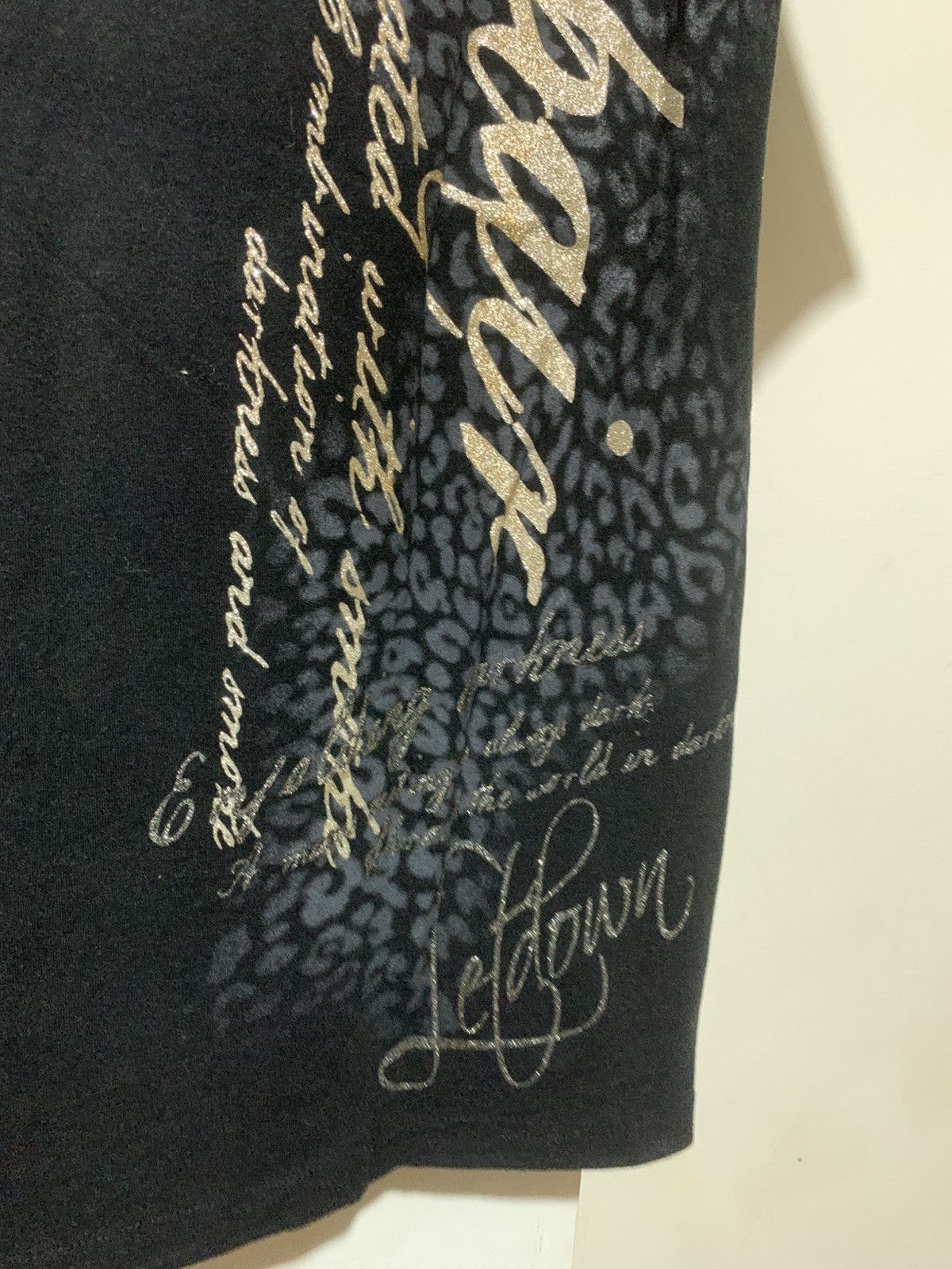 Japanese Brand Japanese Clash A Head Leopard Saint Laurent Style Tee Shirt Size US L / EU 52-54 / 3 - 15 Thumbnail