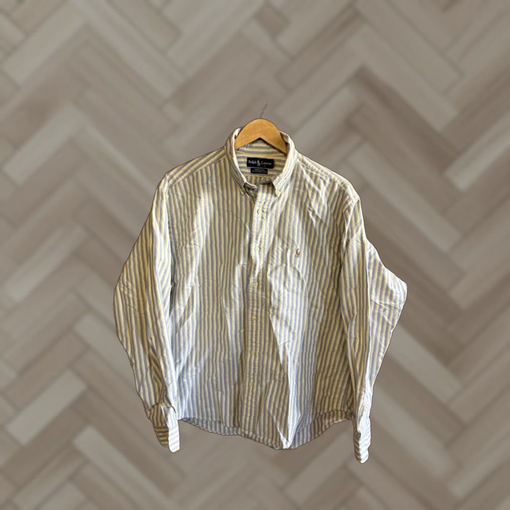 Ralph Lauren Ralph Lauren Multicolor Striped Long Sleeve Button Up Shirt Size 16.5 34/35 Mens Size US L / EU 52-54 / 3 - 1 Thumbnail