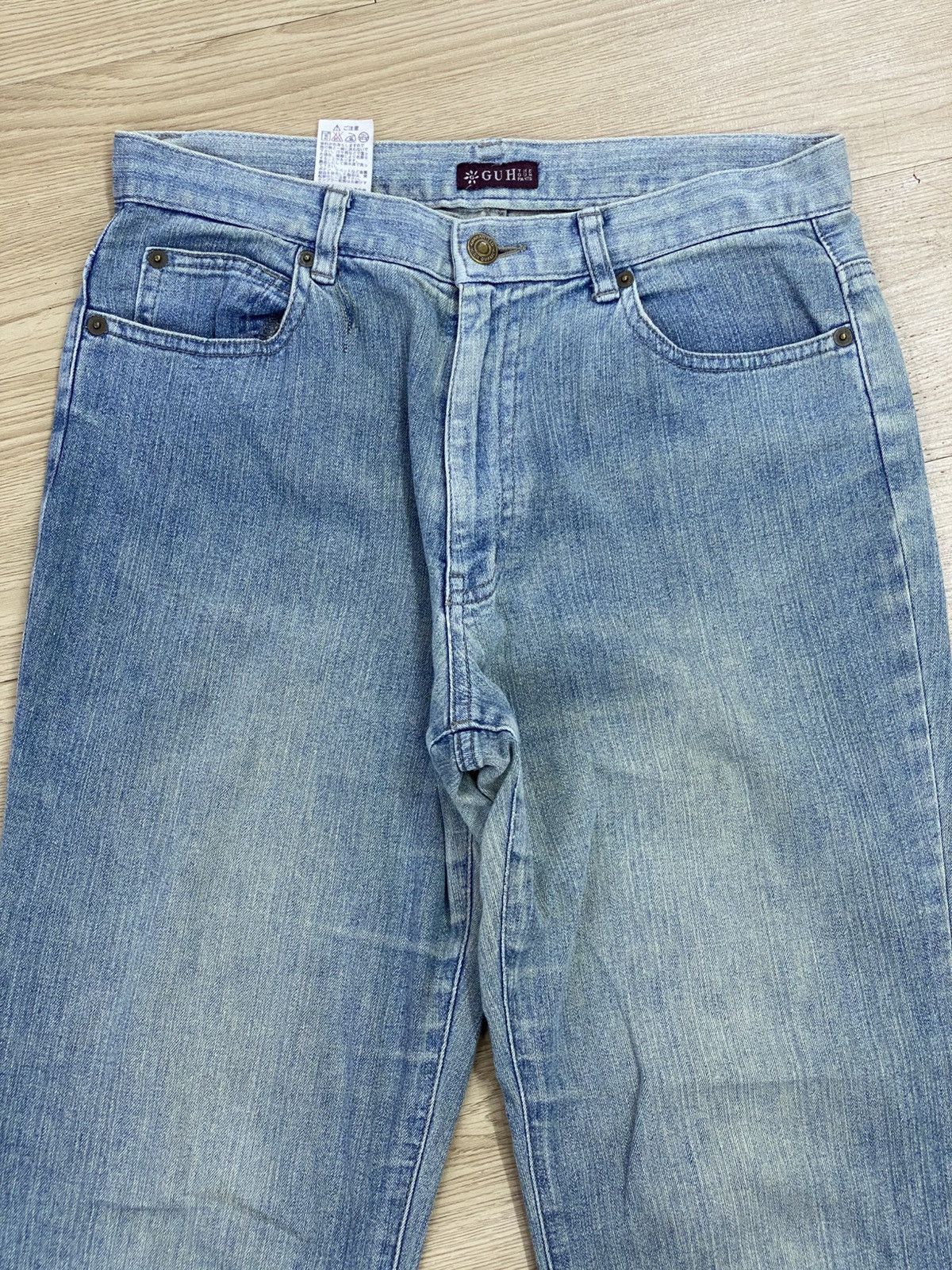Japanese Brand Japanese Brand Faded Wash Loose Style Jeans Size US 30 / EU 46 - 2 Thumbnail
