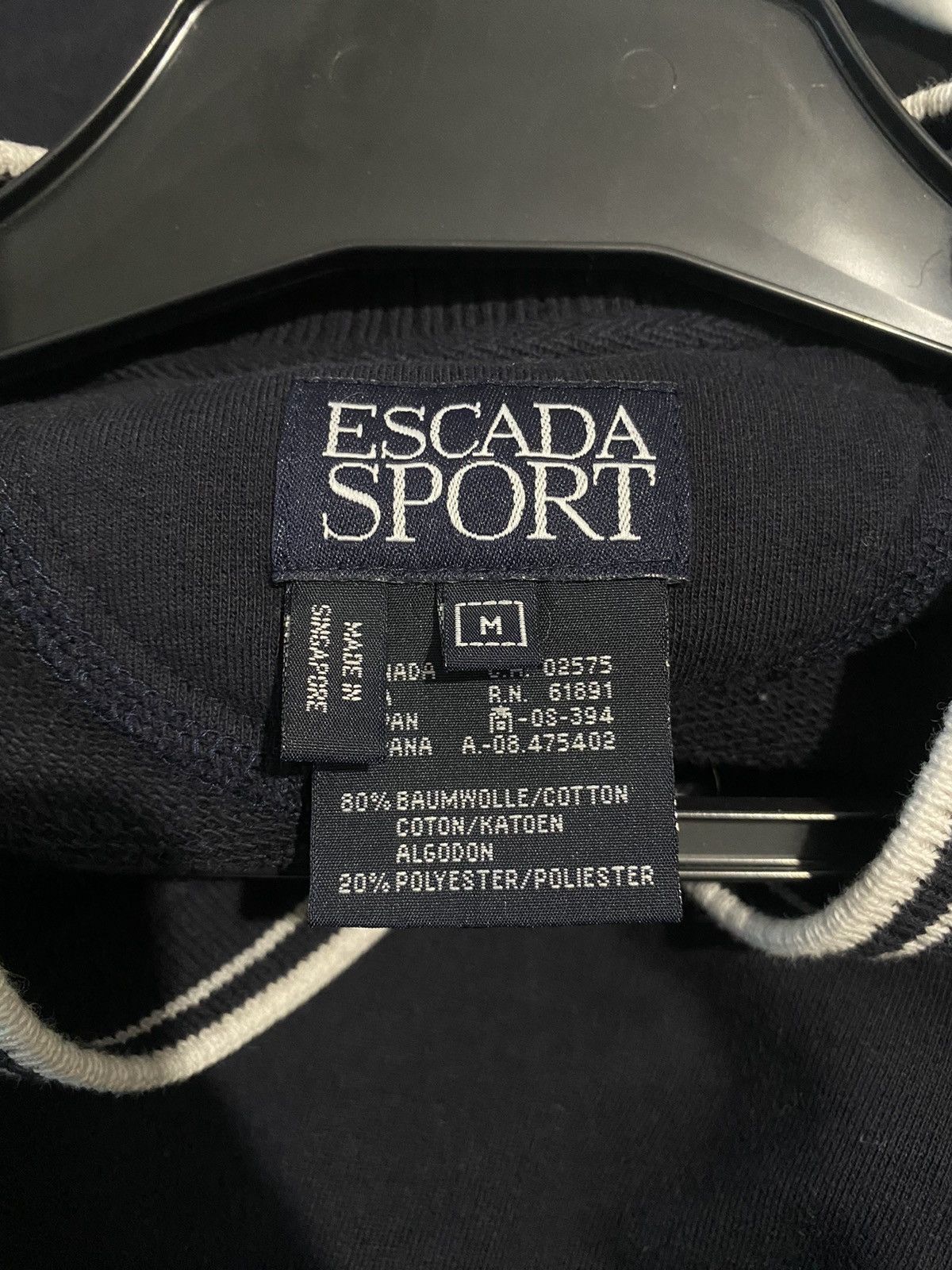 Escada × Escada Sport × Vintage Escada Sport Vintage V-Neck Crewneck M Ryder Cup y2k archive Size US M / EU 48-50 / 2 - 12 Thumbnail