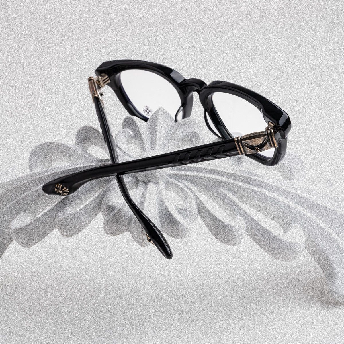 Chrome Hearts CHROME HEARTS WELL HELL YEAH BLACK GLASSES Size ONE SIZE - 7 Thumbnail