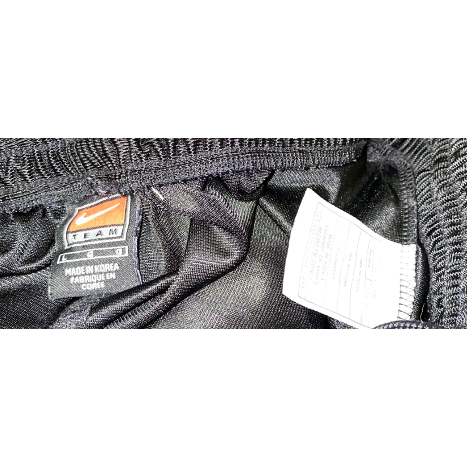 Nike Nike Team Shorts Mens Black Drawstring Athletic Size L Size US 33 - 5 Thumbnail