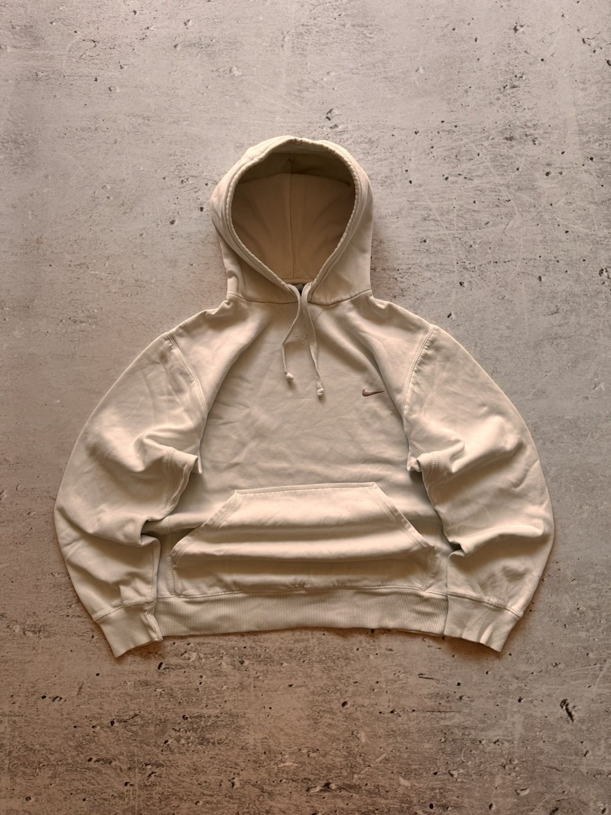 Nike × Vintage NIKE VINTAGE BASIC LOGO OVERSIZE BOXY HOODIE Size US M / EU 48-50 / 2 - 1 Thumbnail