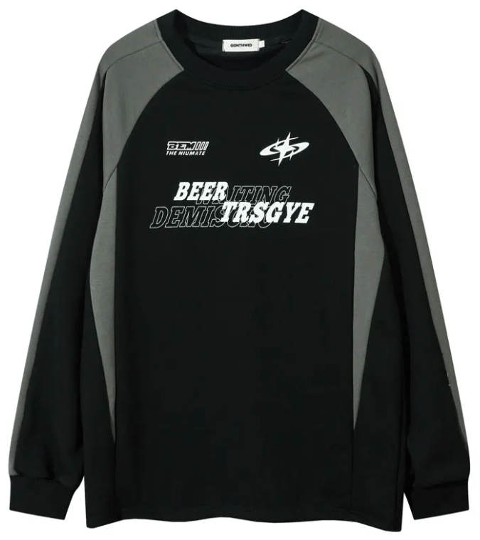 Japanese Brand × Vintage "Beer Night Black-L" Baggy Pullover Size US L / EU 52-54 / 3 - 1 Thumbnail