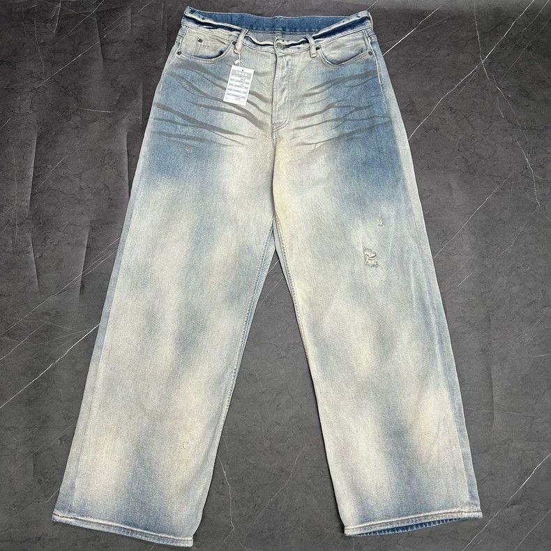 Acne Studios Acne Studios Cat whiskers mud-dyed distressed distressed d Size US 34 / EU 50 - 1 Thumbnail