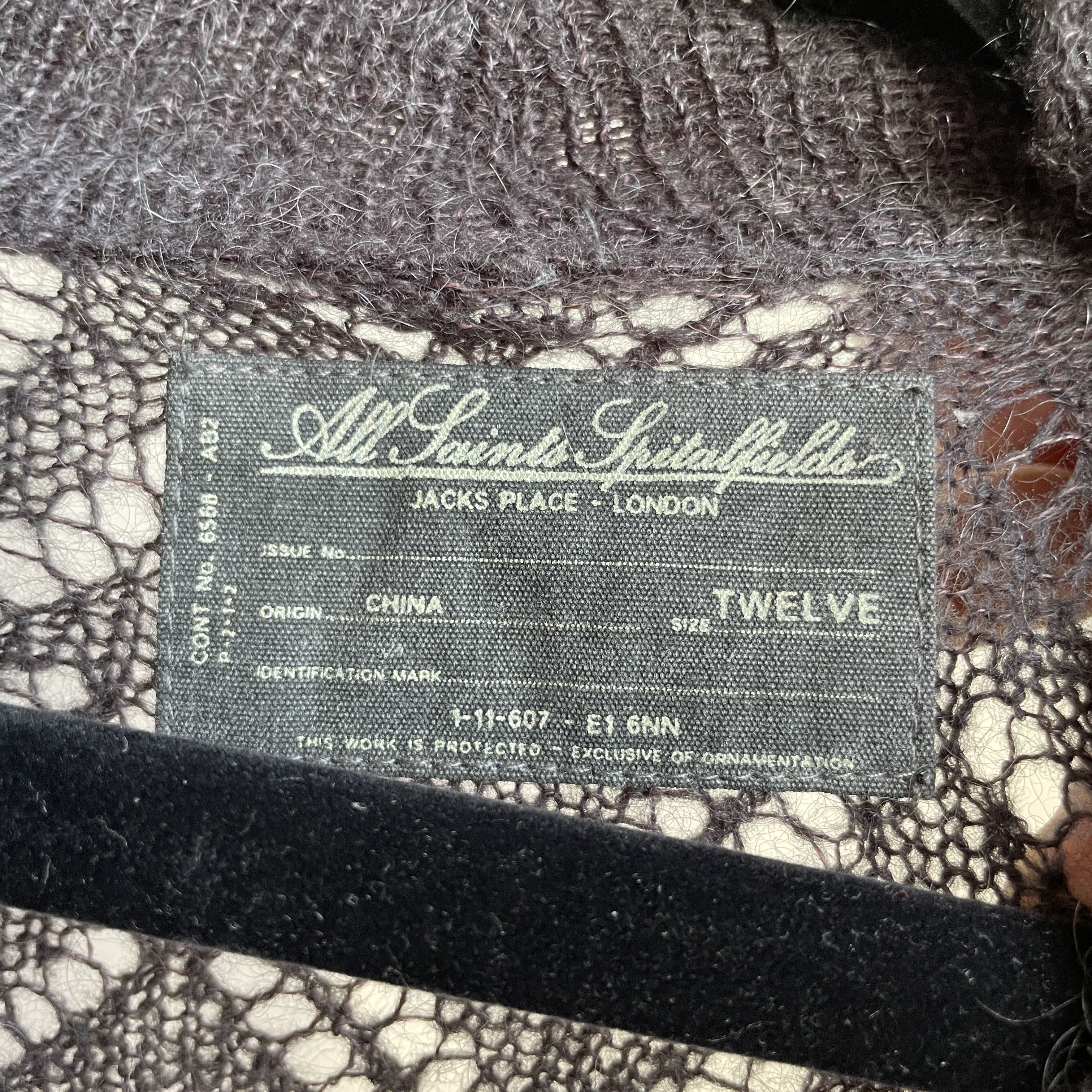 Allsaints Allsaints Womens Tapio Long Wrap Open Knit Cardigan Size M / US 6-8 / IT 42-44 - 6 Thumbnail