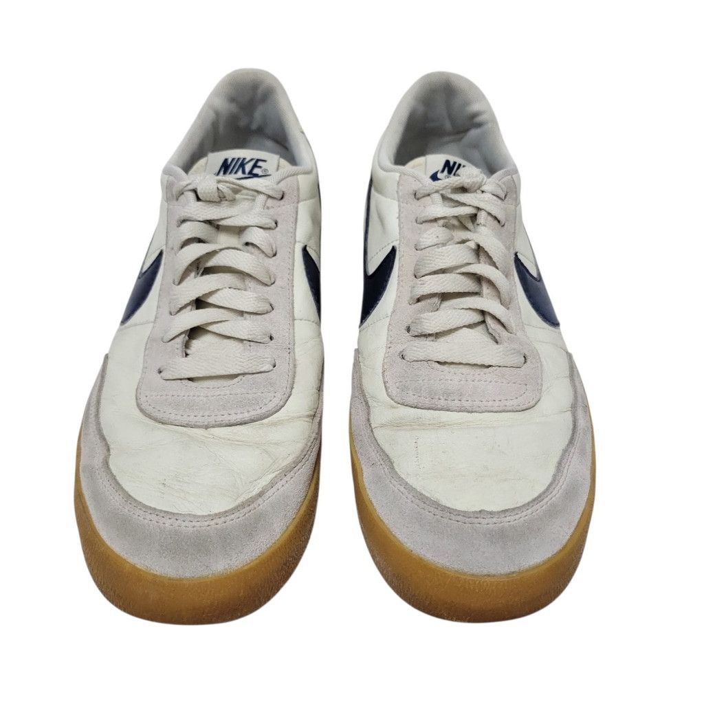 Adidas Nike Men's Athleisure Leather White Sneakers Size 9.5 Size US 8 / EU 41 - 2 Thumbnail