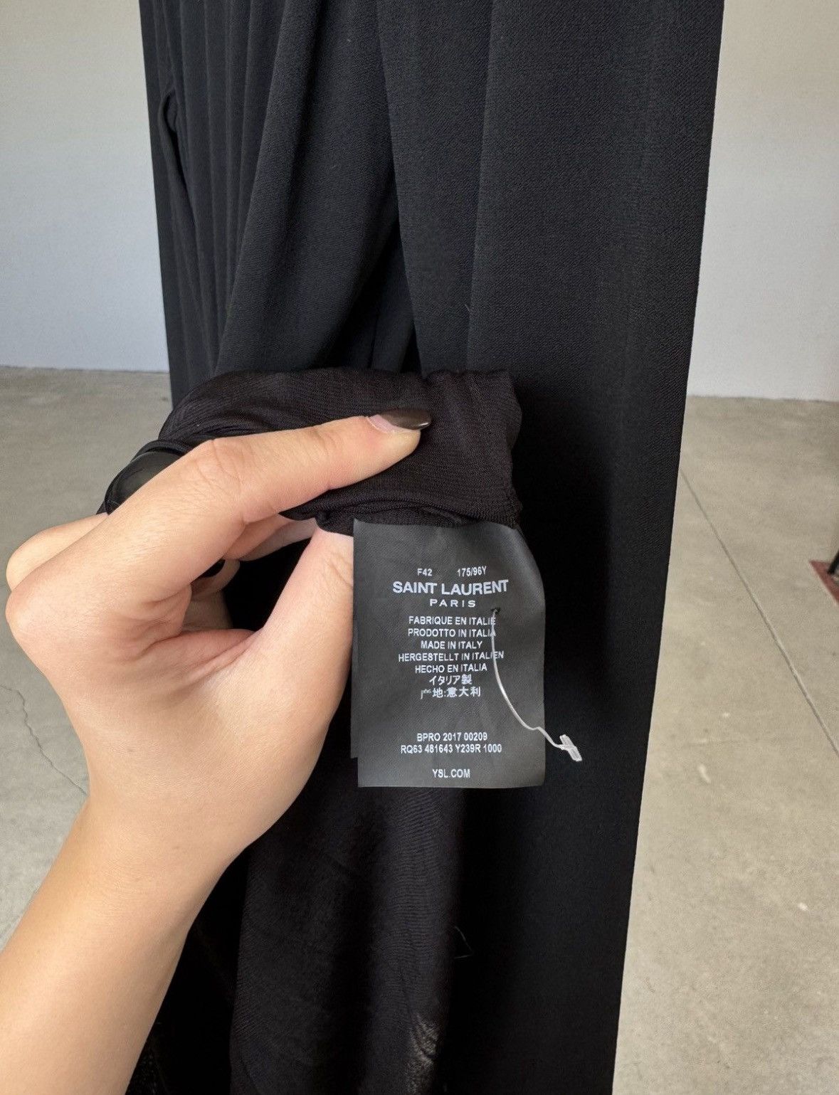Saint Laurent Paris Vintage Saint Laurent Black star dress Size M / US 6-8 / IT 42-44 - 7 Thumbnail