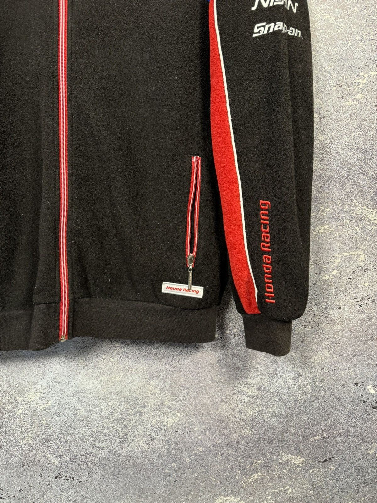 Formula 1 × Honda Honda Fleece Jacket Zip Clinton Castrol Nissin Akrapovich Size US S / EU 44-46 / 1 - 6 Thumbnail