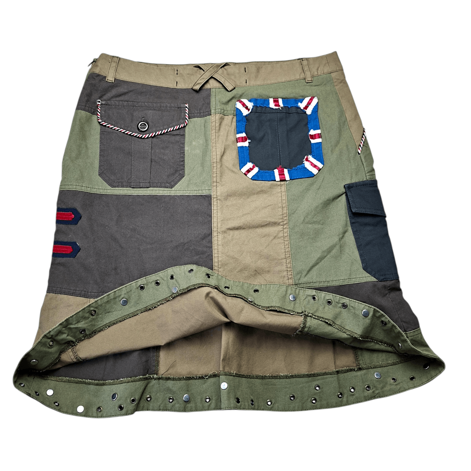 Moschino Rare Archival MOSCHINO Cheap and Chic Patchwork Skirt Size 30" / US 8 / IT 44 - 7 Thumbnail