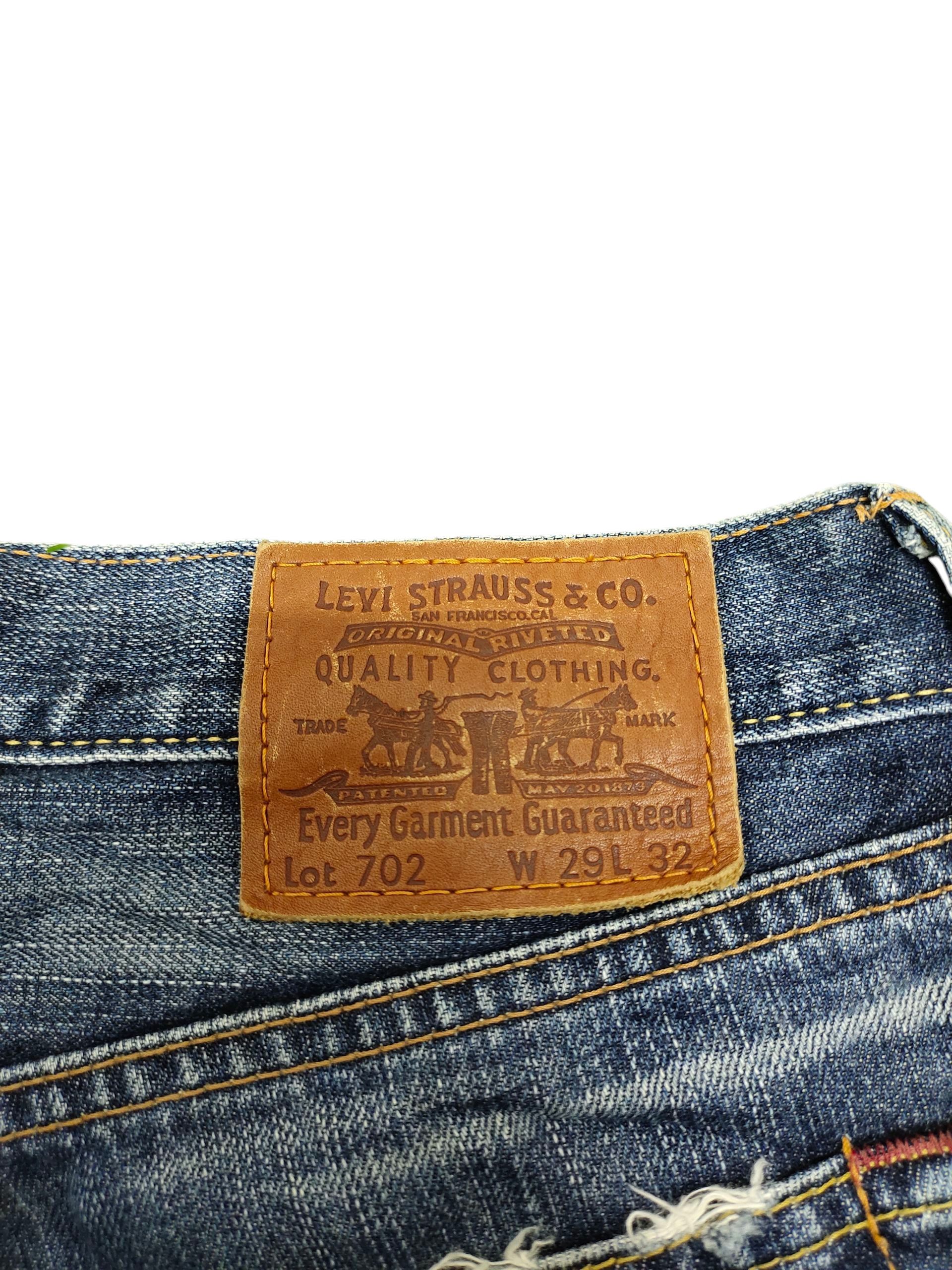 Kapital Vintage Levis 702 Clawmark Distress Faded Denim Jeans Size US 29 - 10 Thumbnail
